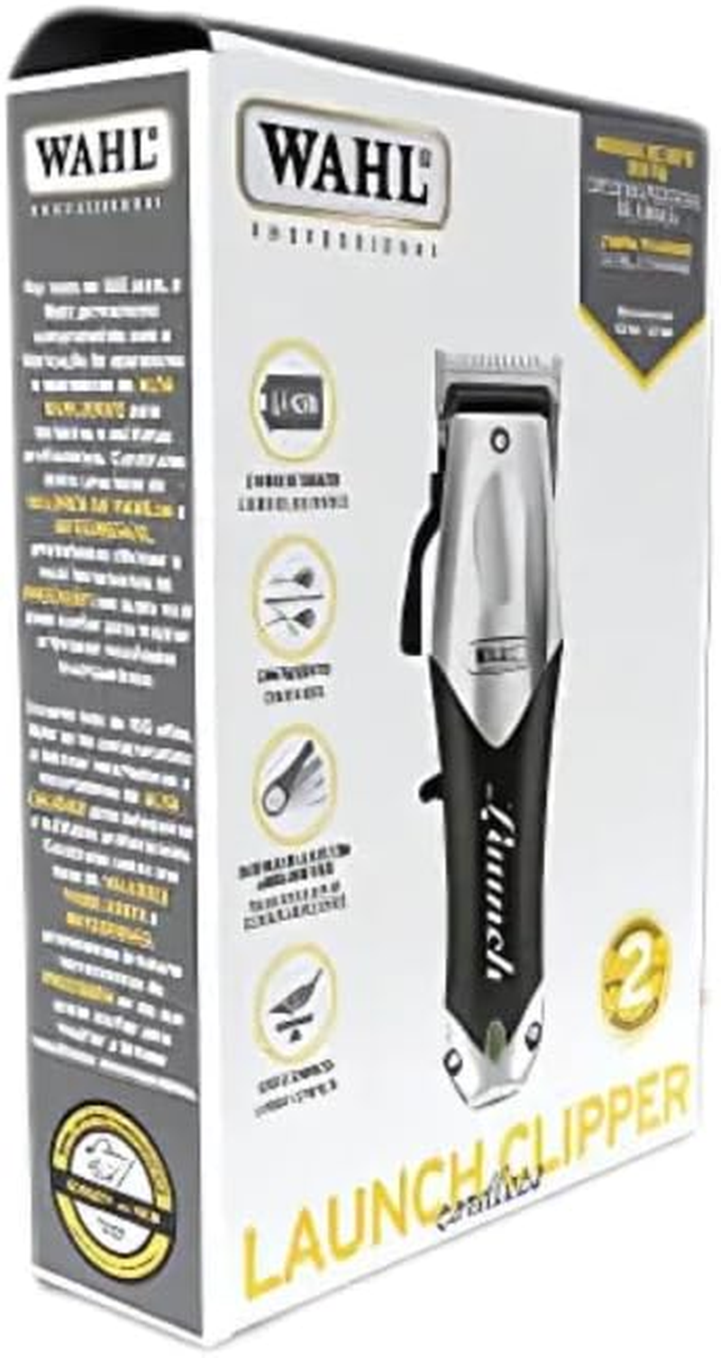 Wahl Launch Professional Cordless Hair Clipper | 6000 RPM Motor, 120-Min Runtime | Adjustable Taper Blade (1-2Mm) image number 4