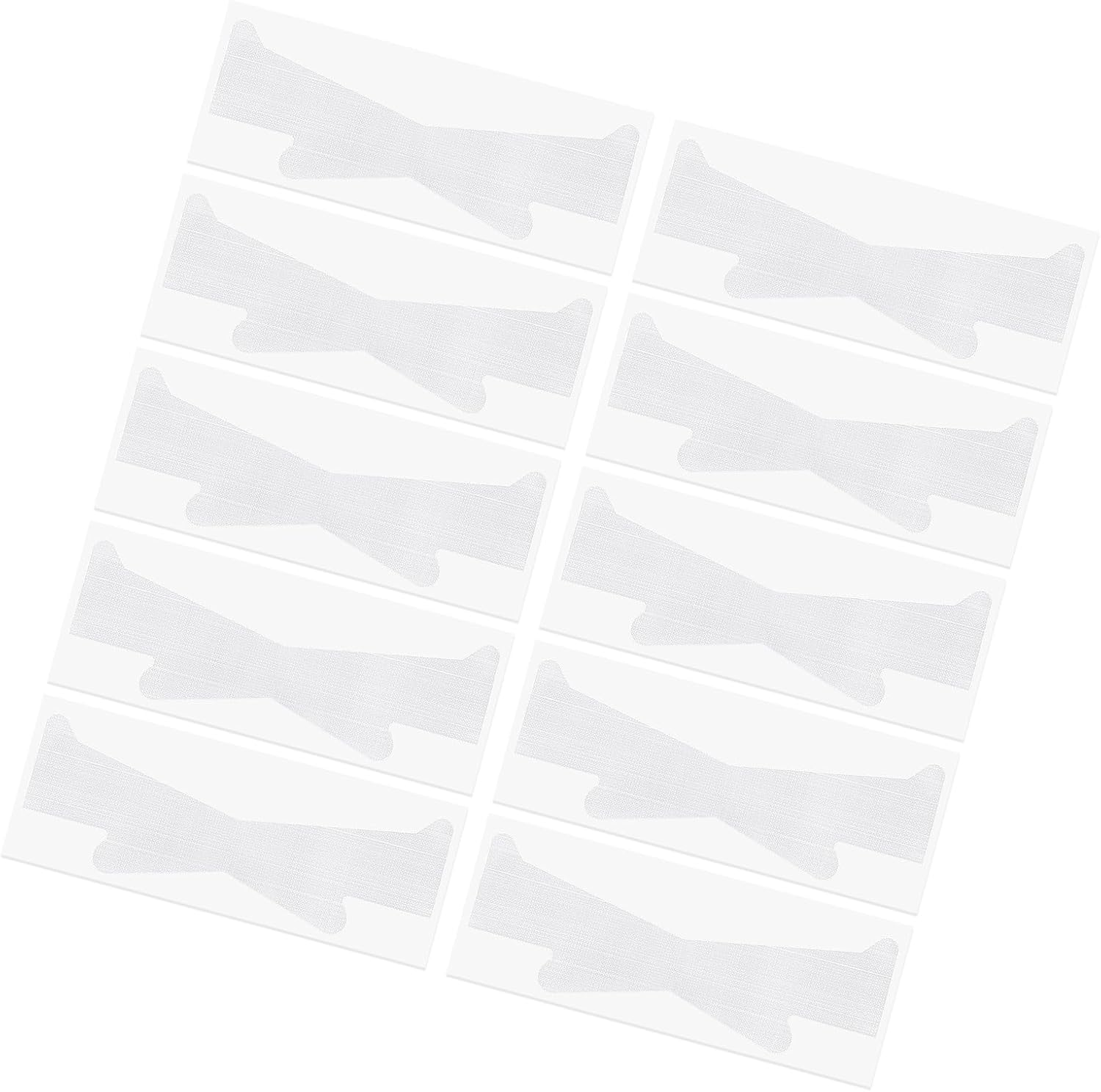 10 Pcs Tightening Bands Transparent Face Skin Tape anti Aging Safe Adhesive Elastic Neck Plaster Invisible Face Tightening Strip for Active Lifestyle - Color image number 4