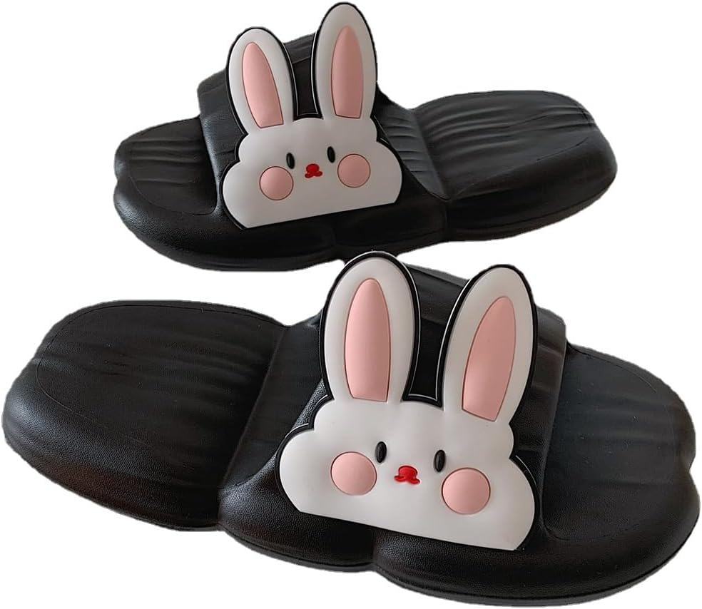 Bunny Slippers Bathroom Slippers Femaler Student Girl Heart Home Deodorant Slippers Soft Cute Platform Rabbit Slippers