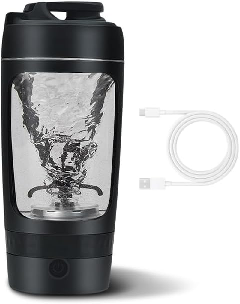 Detachable Base Electric Shaker Bottle 630Ml, USB-C Rechargeable Tritan Protein Mixer Cup, Bpa-Free Leakproof Blender for Shakes (Black) image number 3