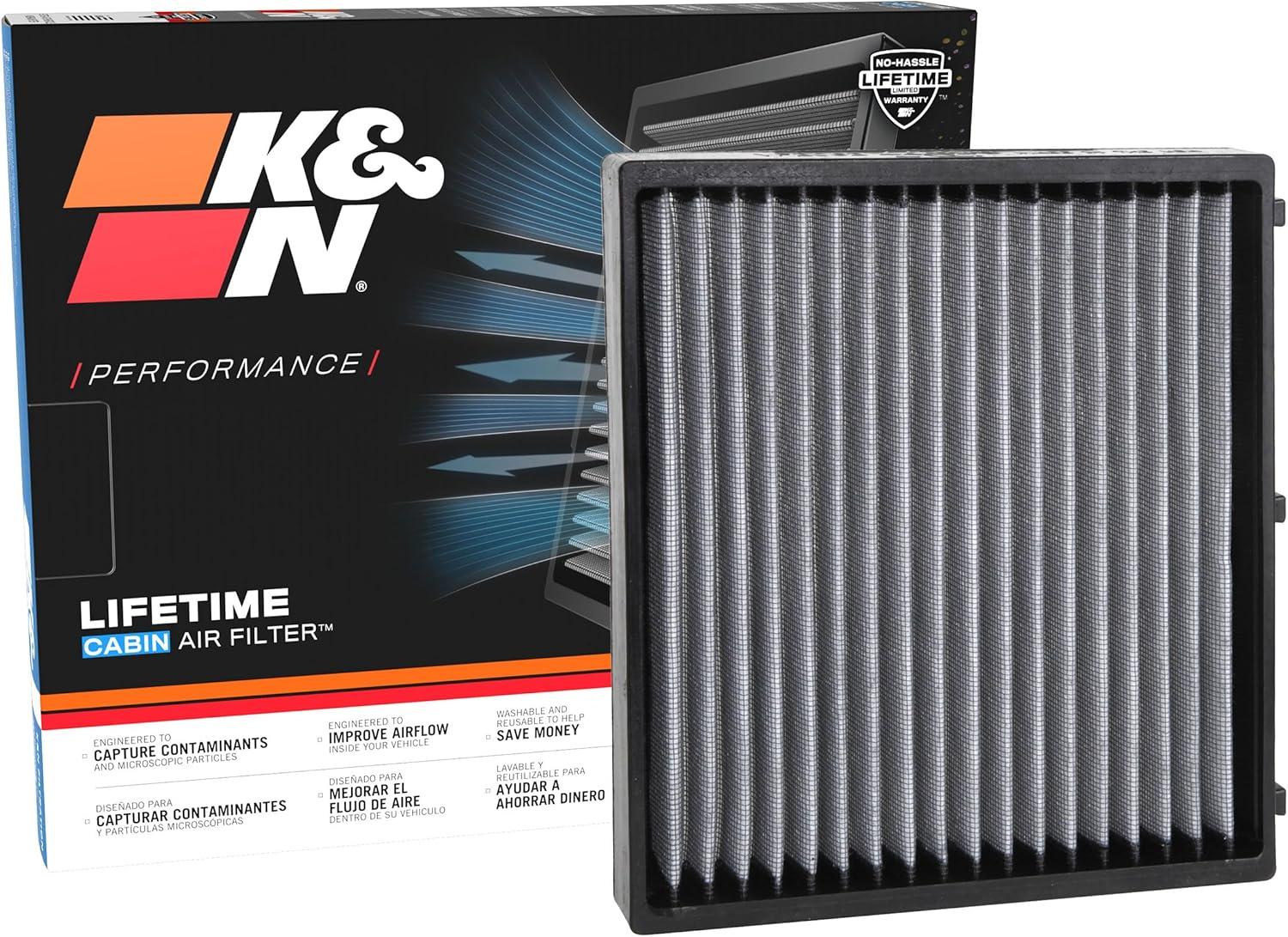 K&N VF2062 Cabin Air Filte for 2023 Hyundai Kona N 2.0L L4 Gas image number 4