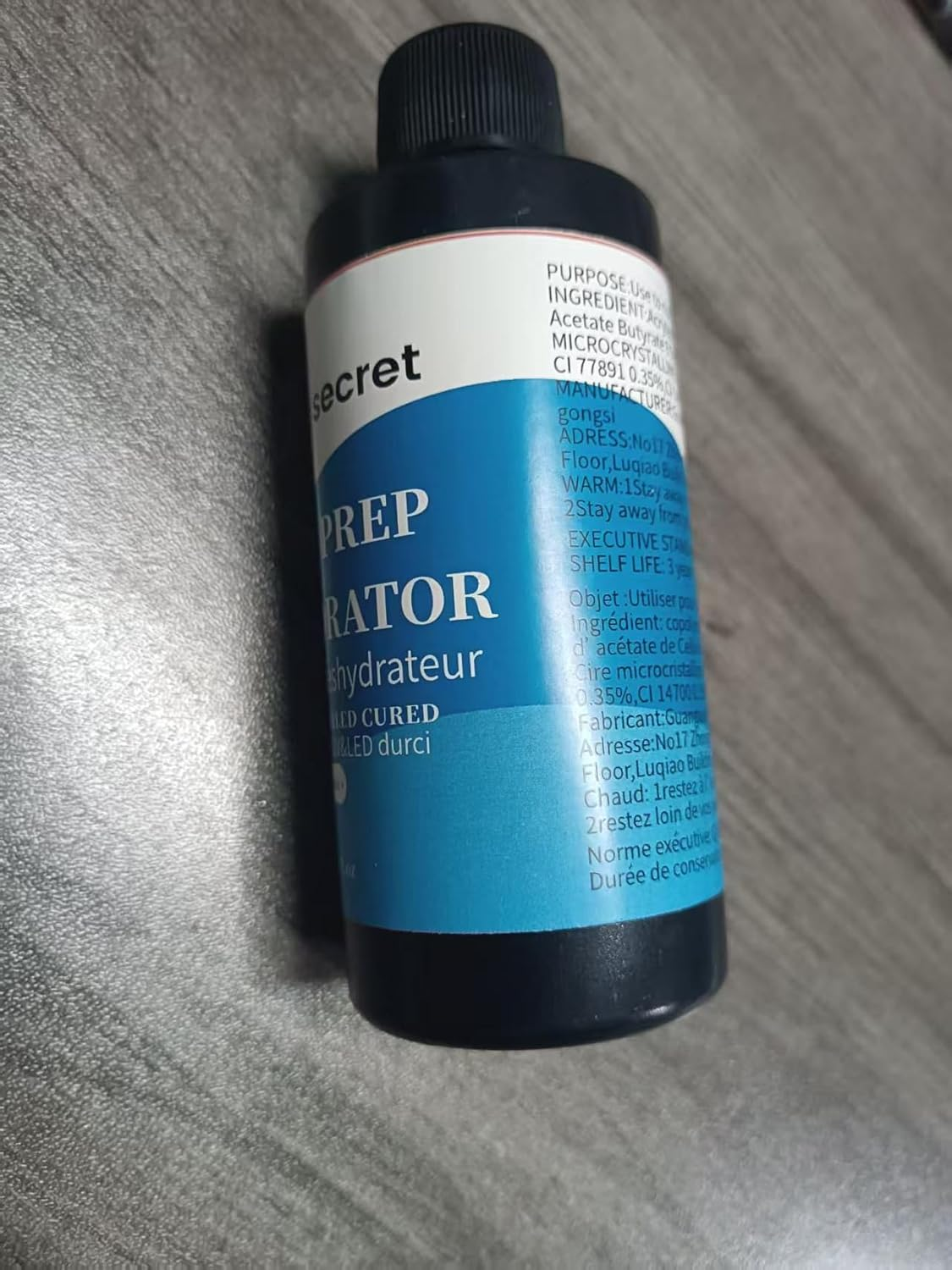 Finger Secret Nail Dehydrator,120Ml/4Fl.Oz Dehydrator Nail Prep,Professional Nail Prep Dehydrator for Gel Polish Acrylic Nails Fast Dry Natural Nail Primer Base Varnish Manicure image number 5