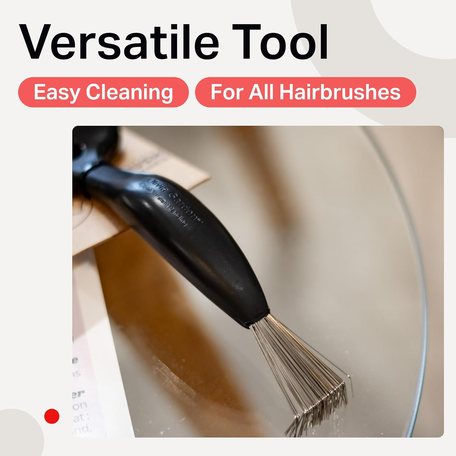 Olivia Garden Brush Cleaner, Black image number 5