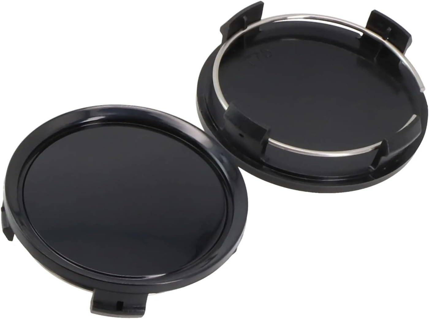 4Pcs Car Vehicle Wheel Hub Center Cap Cover Universal ABS Car Wheels Center Cap Hubcap Black 75Mm Car Accessories image number 2