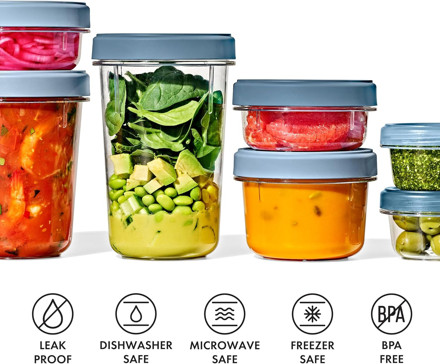 OXO Good Grips Twist & Stack Container 148 Ml, 3 Pack image number 6