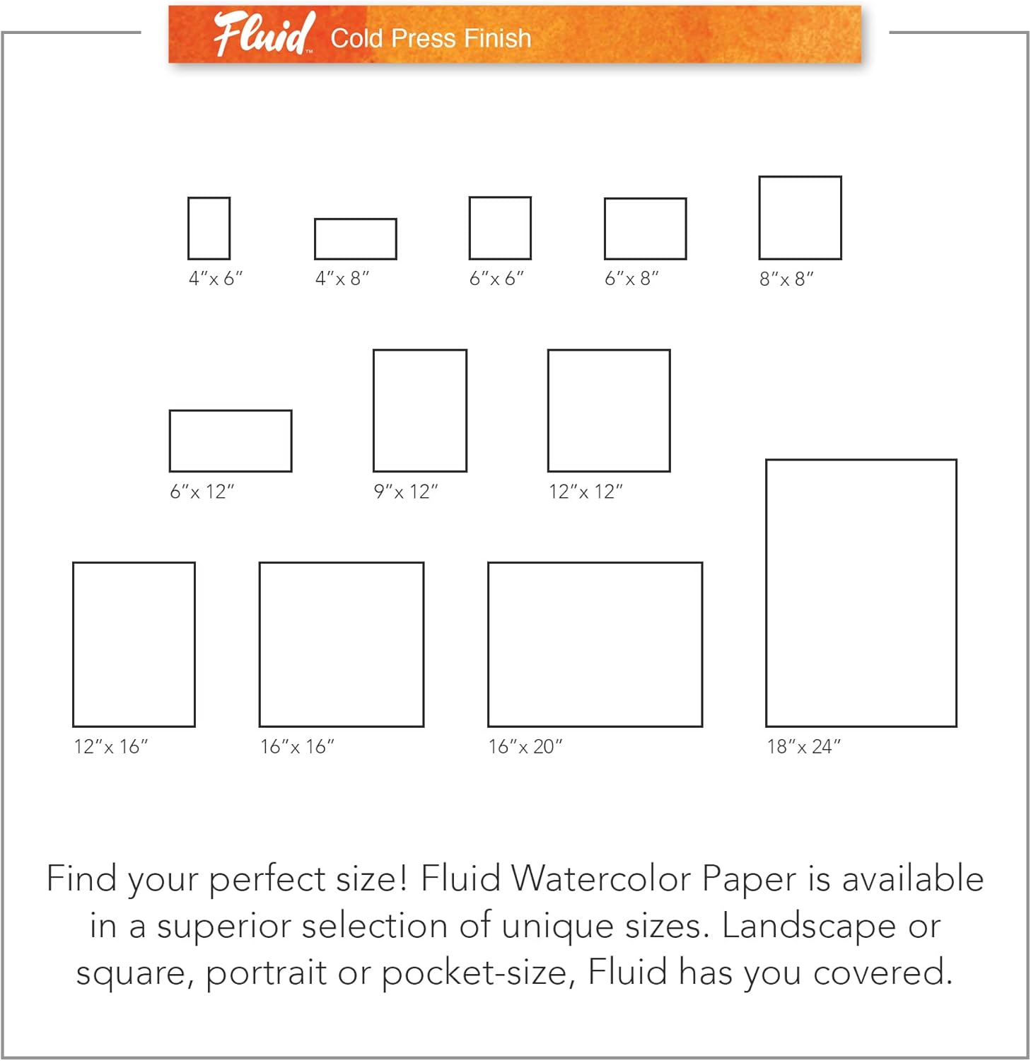 Speedball Fluid 300GSM Cold Press Watercolour Block Pad, 6-Inch X 6-Inch Size image number 4