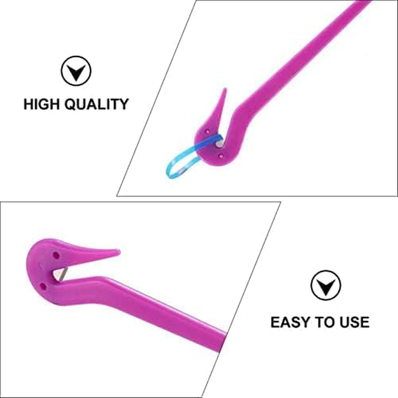 Rubber Band Cutter for Hair - Eco-Friendly Elastic Hair Band Remover for Pain Free Removal of Hair Ties | Elastic Hair Tie Cutter Easy to Remove Disposable Rubber Band Tool image number 3