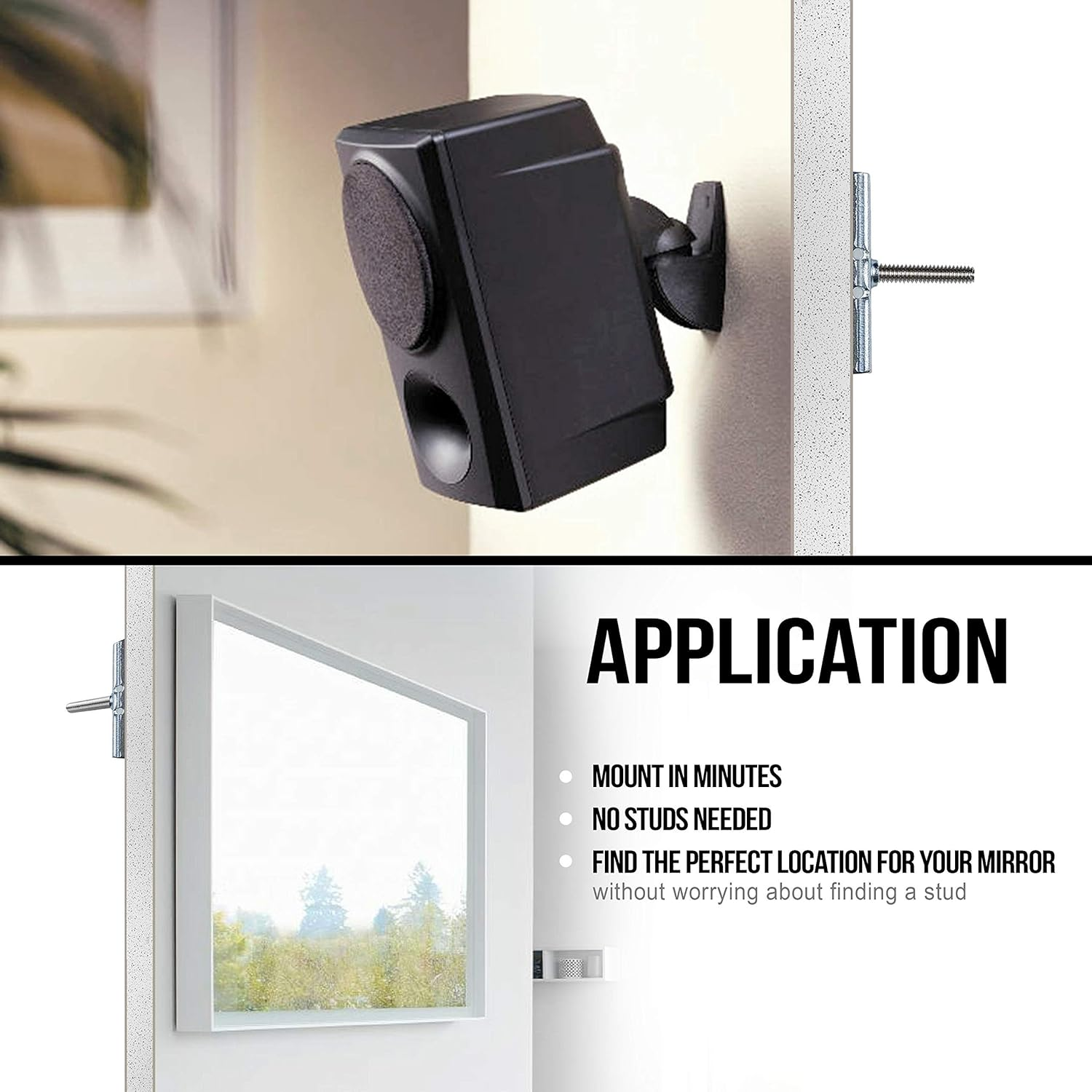 Condomounts MSK9010 Steel Stud TV Mounting Kit | Wall Mount VESA Mount Screws, Anchors & Titanium Drill Bit | Heavy Duty TV Mounting Hardware Kit Supports 200Lbs image number 4