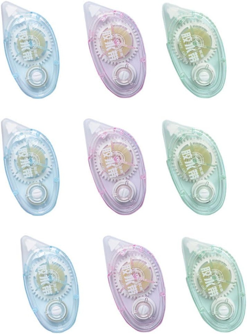 Armastuse 9 Pack Double Sided Tape Roller, Scrapbooking Supplies, Sticky Tape Glue Roller Dispenser for Scrapbook, Journaling DIY Crafts image number 3