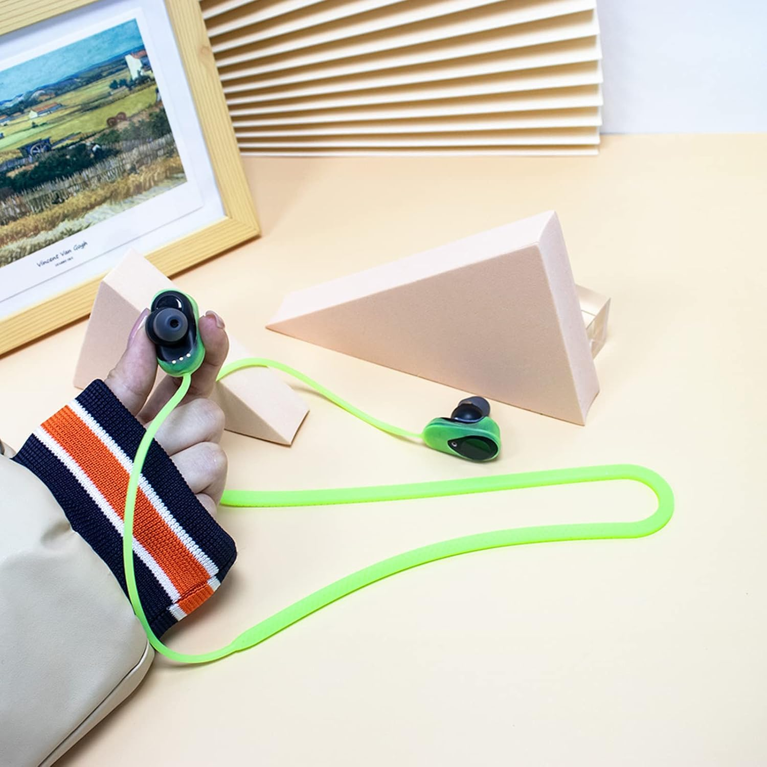 Anti-Lost Strap Hanging Neck Rope Soft Silicone String Headset Waterproof Sports Accessories WF-1000XM3 image number 1