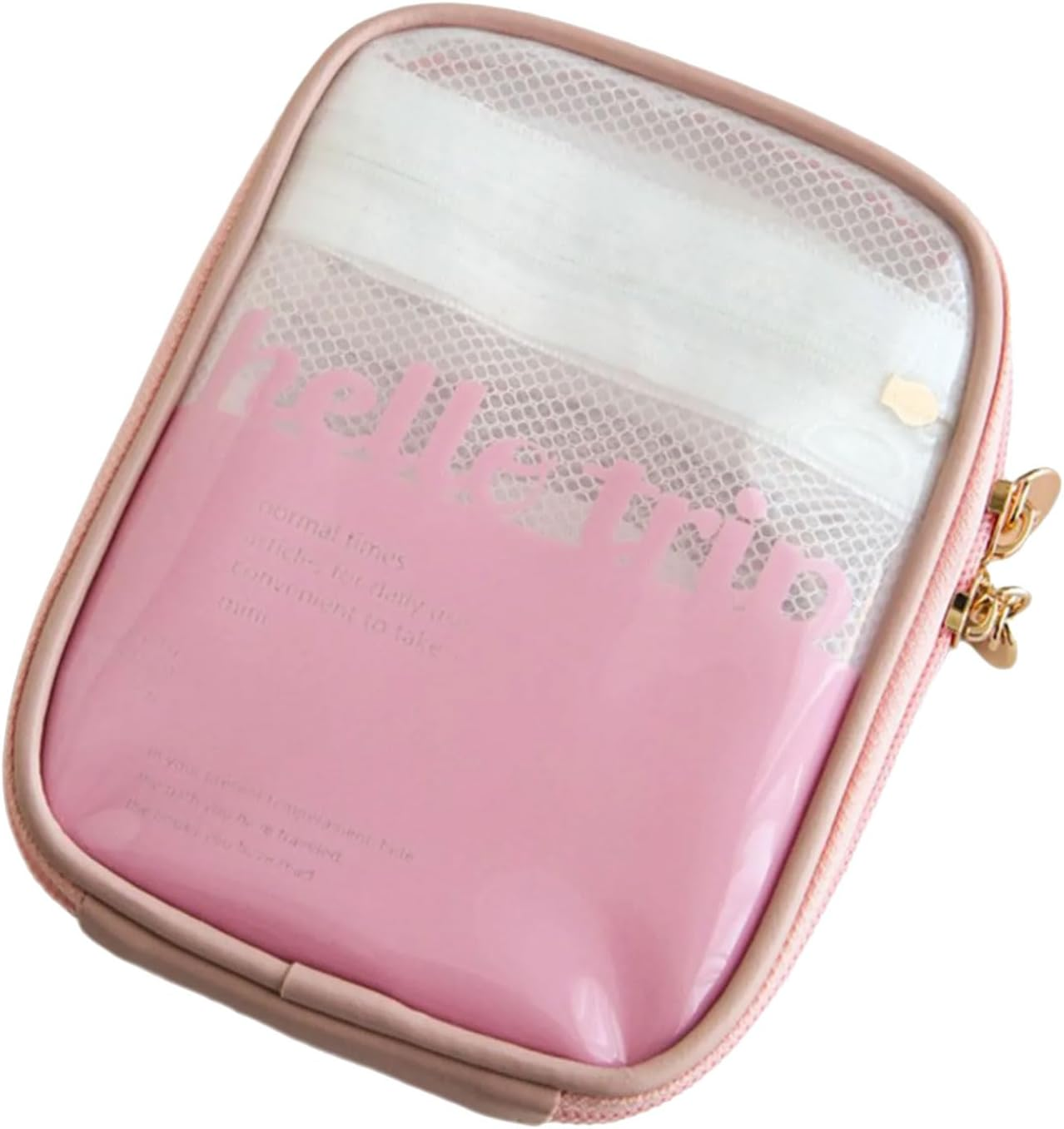 Travel Toiletry Set with Clear Designs and Multi Layered Compartments for Efficient Packing and Storage, B
