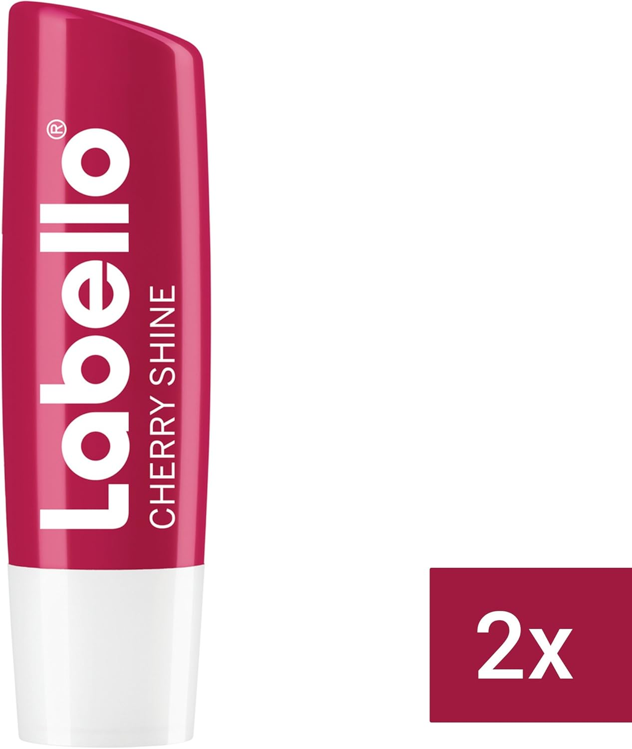 Labello Cherry Shine Lip Balm with Colour for Dry Lips Pack of 2 X 4.8 G image number 5