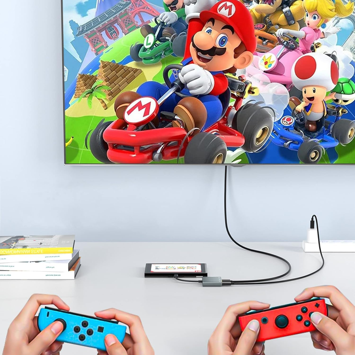 USB C to HDMI Multiport Adapter with Charging Port, HDMI to USB C Hub Adapter for Monitor to Laptop, USB-C to USB Adapter 10Gbps, USBC HDMI Adapter 4K Converter for Mac Ipad Pro Macbook Chromebook image number 4