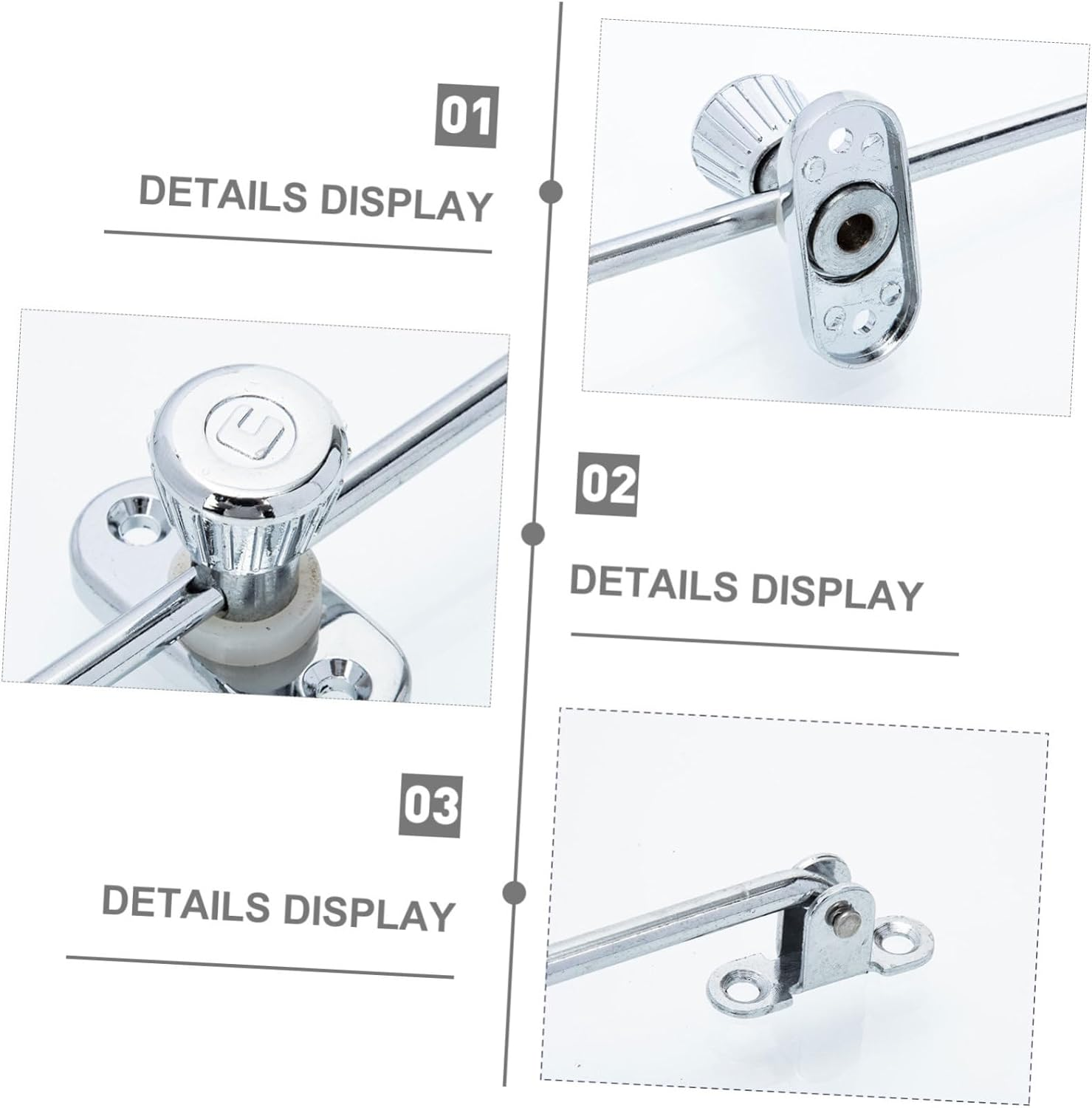 Uonlytech 2Pcs Gas Spring Support Strut for Cabinet Doors Strong Lift Strut Rod Easy Install Material image number 5