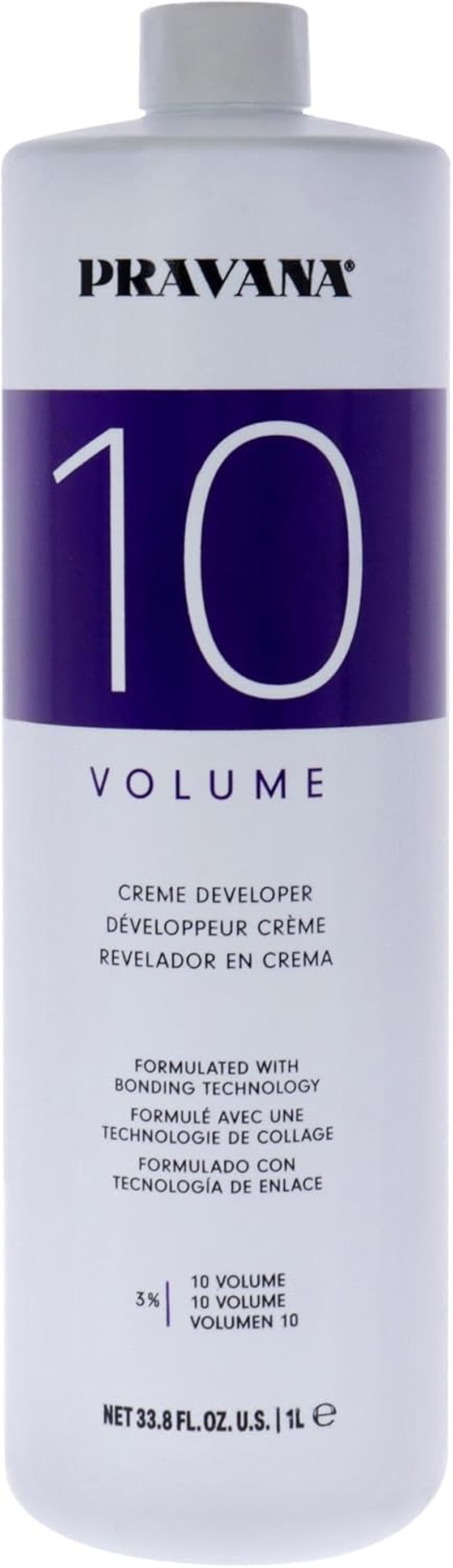 Pravana Creme Developer 10 Volume for Unisex 33.8 Oz Treatment, 1000 Ml image number 1