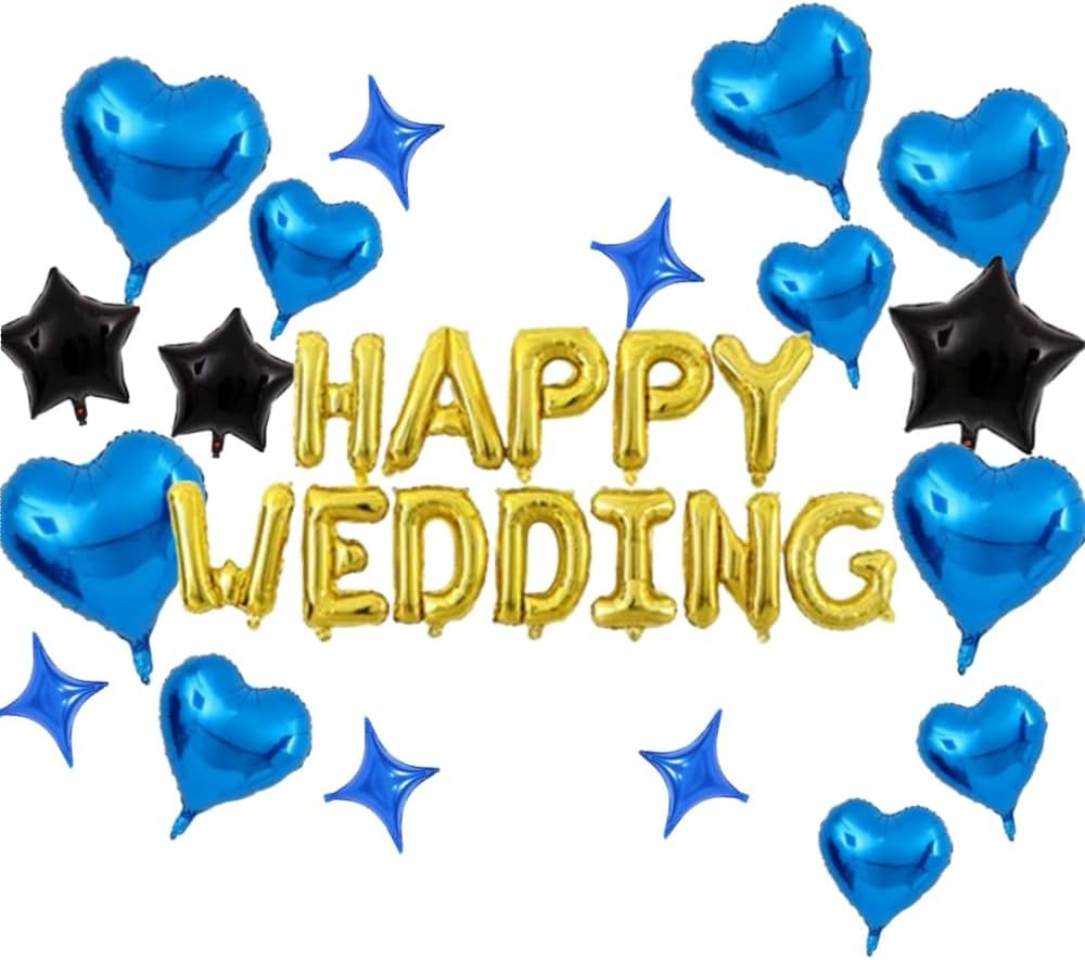 18Pcs 16 Inch Happy Birthday Balloons Banner Mylar Foil Letters Balloons for Women, Men, Boys & Girls Birthday Decorations Party Supplies (Sliver)