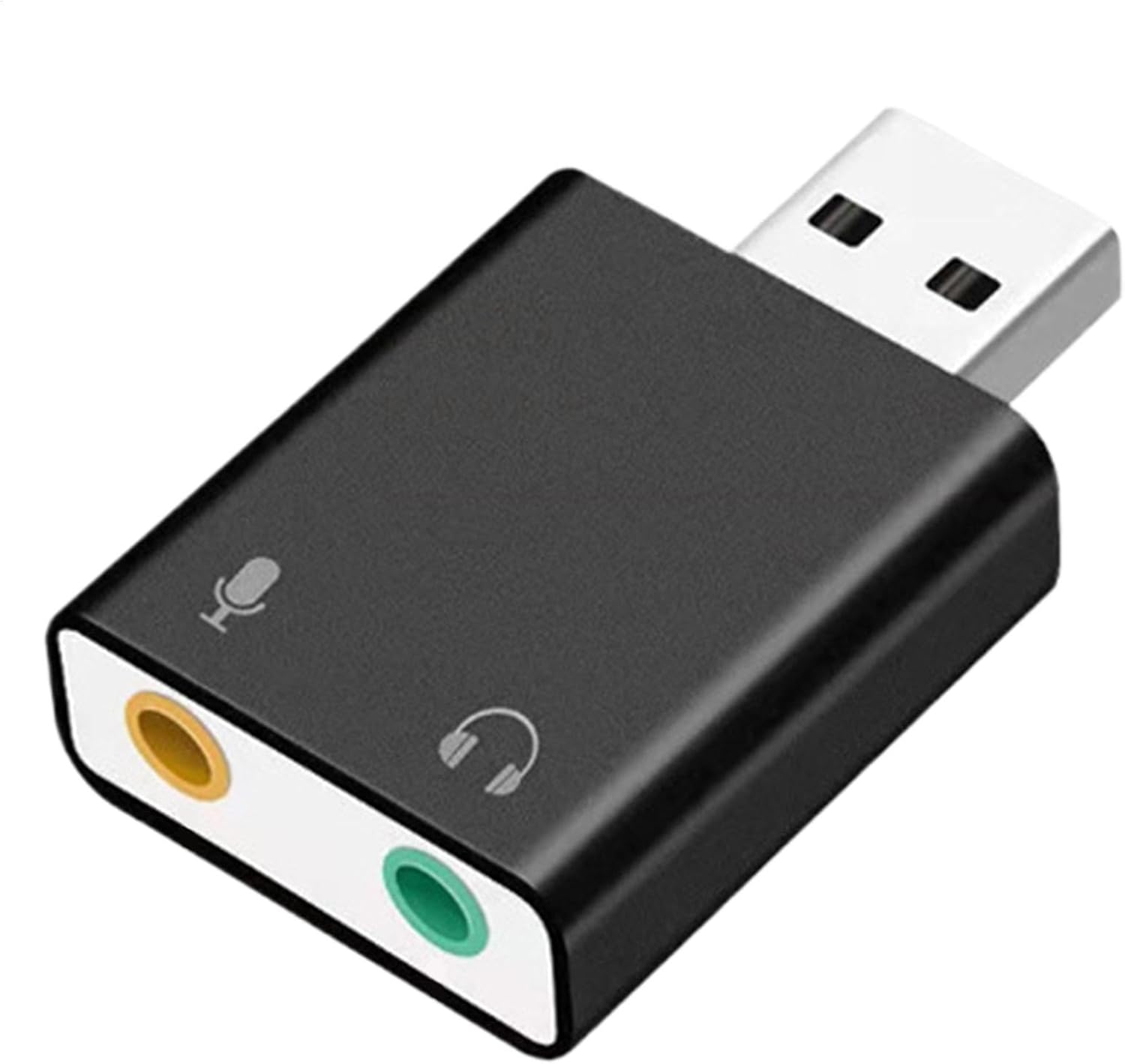 USB Sound Card, USB Card Adapter | USB 3.5Mm Stereo Adapter, Plug and Play Sound Card Accessories, USB Card Devices for Laptop Computer image number 1