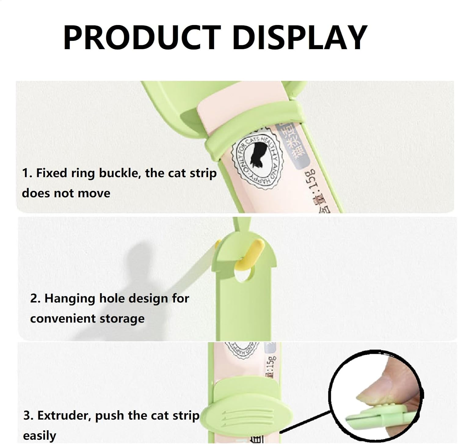 Cat Treats Spoon, Cat Strips Squeeze Spoon, Cat Food Spoon, Cat Spoon, Pet Food Spoon, Silicone Animal Food Spoon, Spoon for Liquid Snack, Cat for Dogs, Cats, Pets, Pack of 3