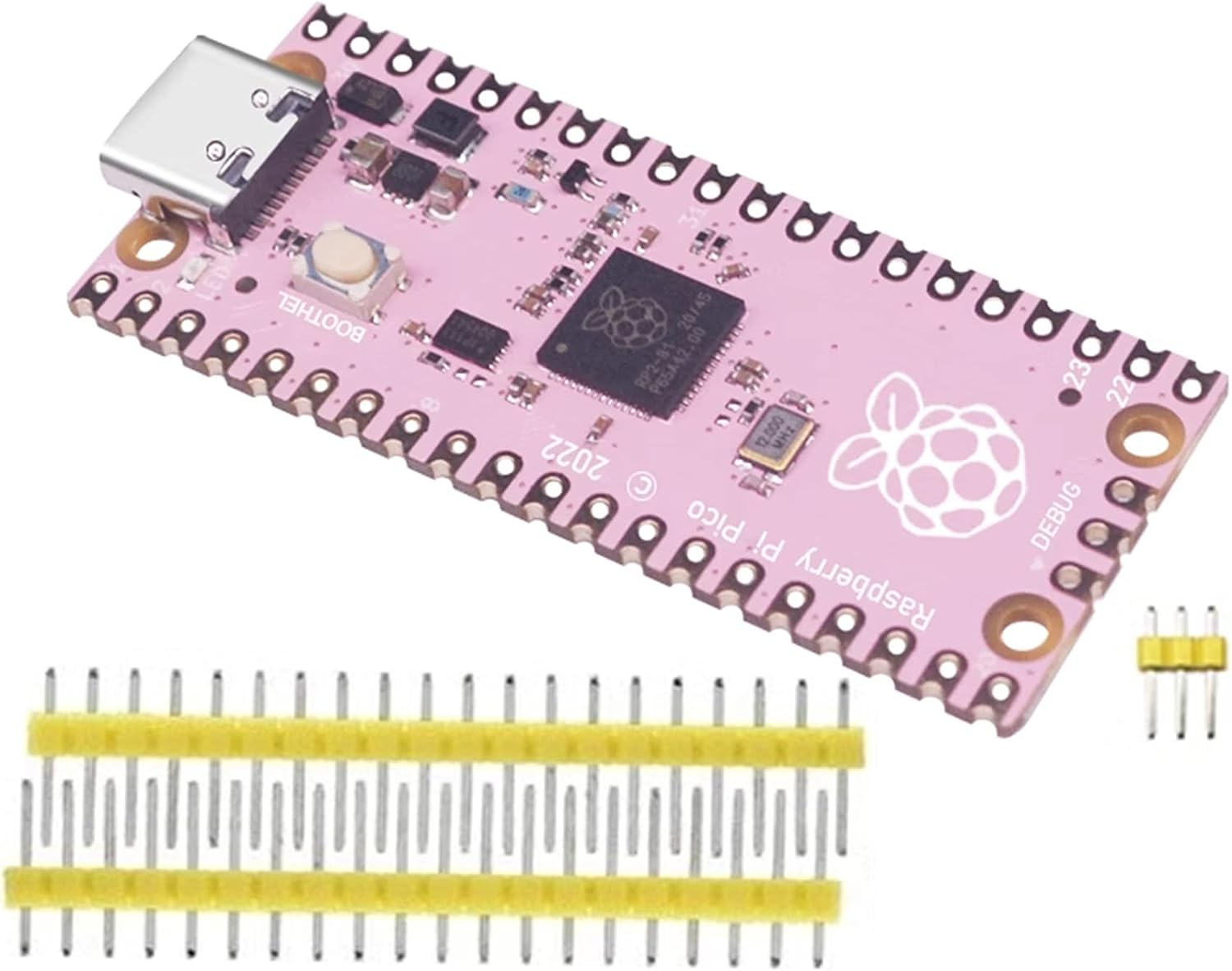DIGISHUO DIGISHUO Raspberry Pi Pico and Pico 2W Microcontroller Board with Flexible Digital Interfaces, Based on RP2040 Chip, Dual-Core ARM Cortex M0+ Processor Running up to (Raspberry Pi Pico 2W) - Raspberry Pi Pico image number 6