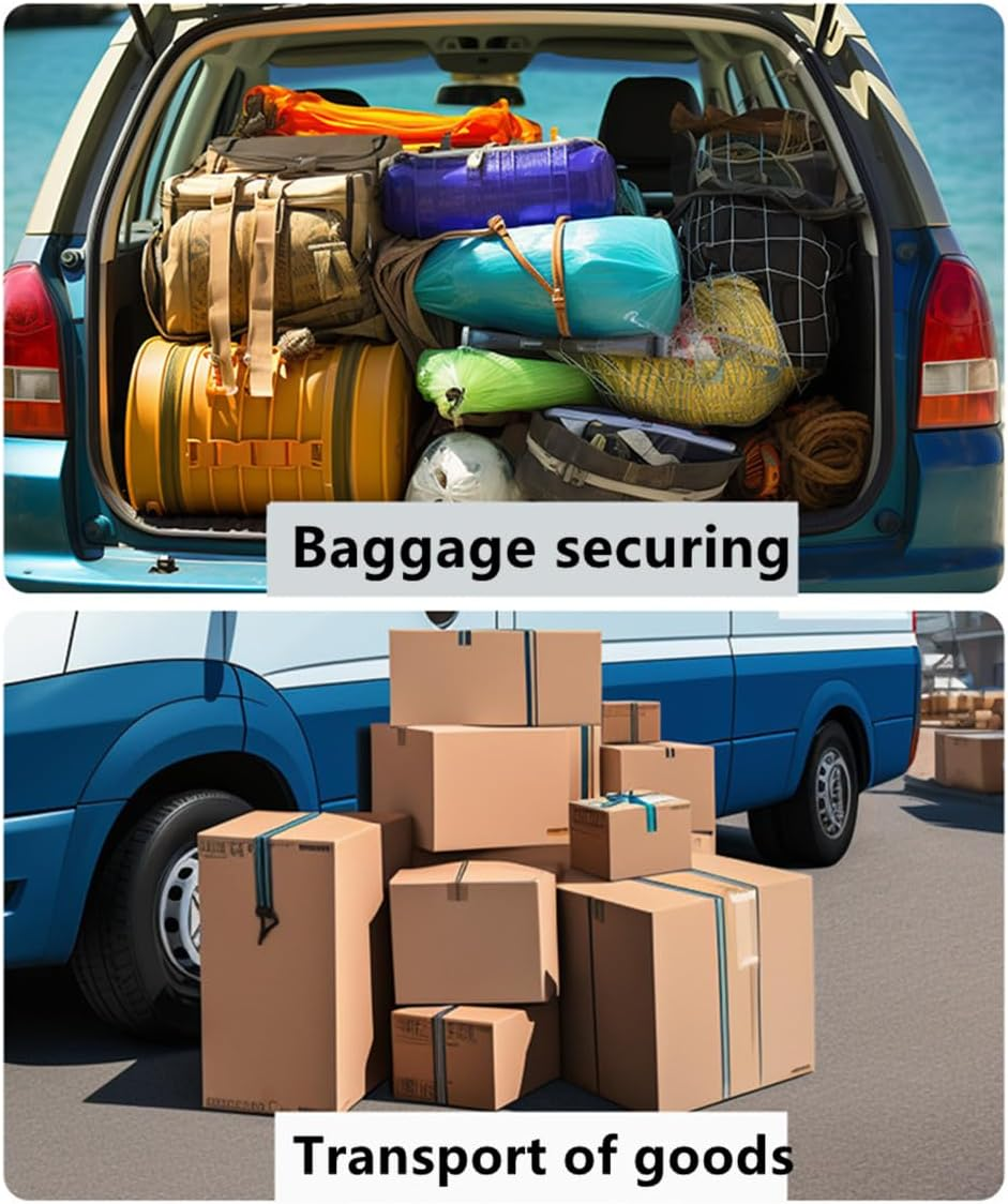 12 Pcs Lashing Strap,2.5Cm X 1M Heavy Duty Tensioning Belts, Battery Tie down Straps Kit with Zinc Alloy Cam Buckle,For Cooler,Luggage Belt,Cars,Boats, Cargo(Black+Silver)