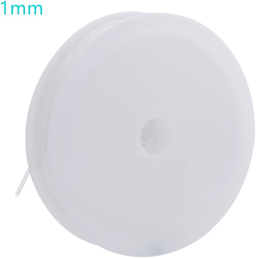 Tophomer 4 Rolls Crystal String Bead Cord, 0.8Mm Transparent Bracelet Elastic String Invisible Beading Cord for DIY Jewelry Making, Hanging Decorations (6M/Roll) image number 4