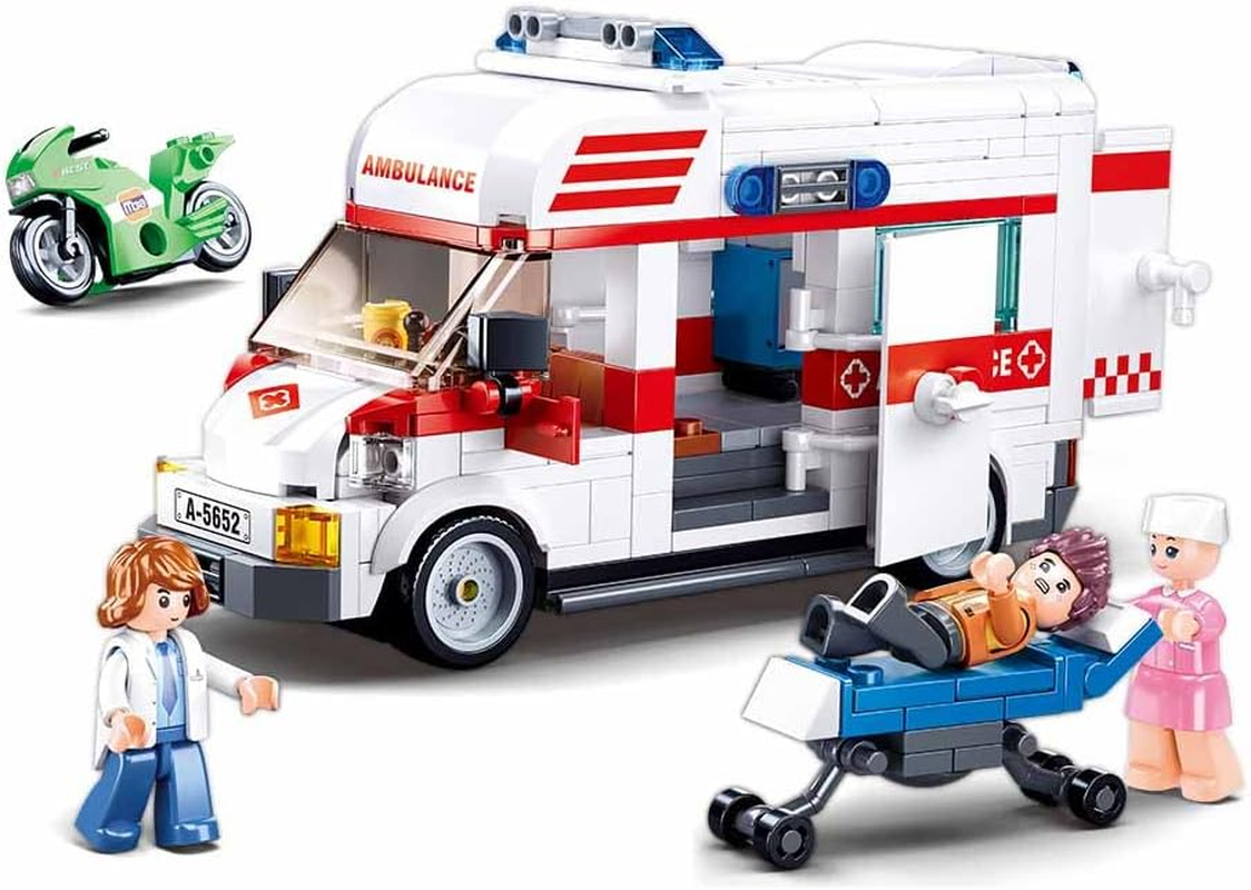 Sluban M38-B1065 Town-Ambulance 328Pcs image number 3
