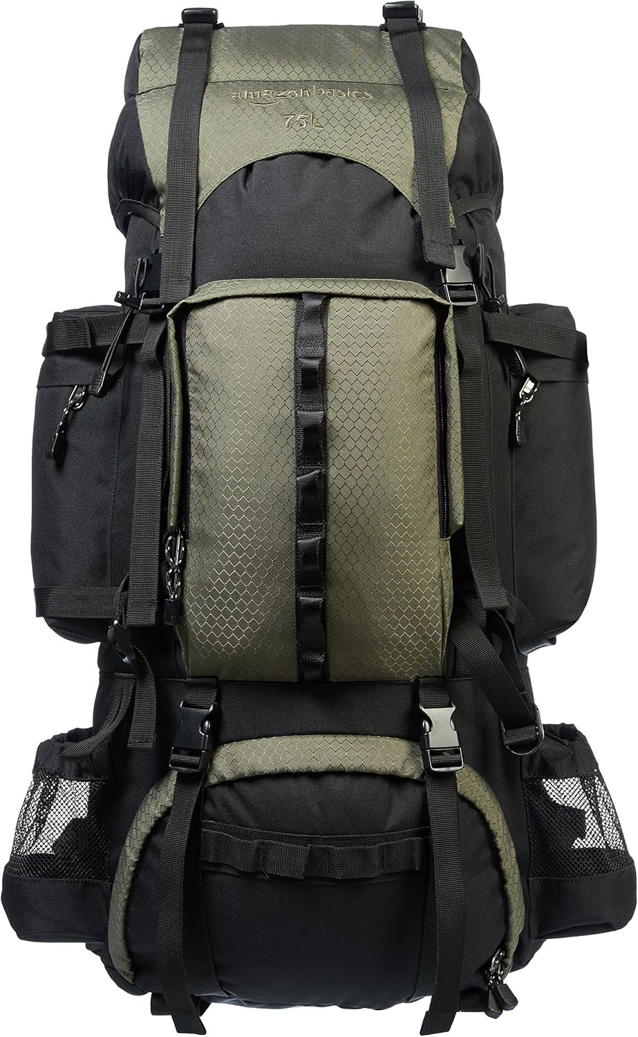 Amazon Basics Internal Frame Hiking Backpack with Rainfly image number 6
