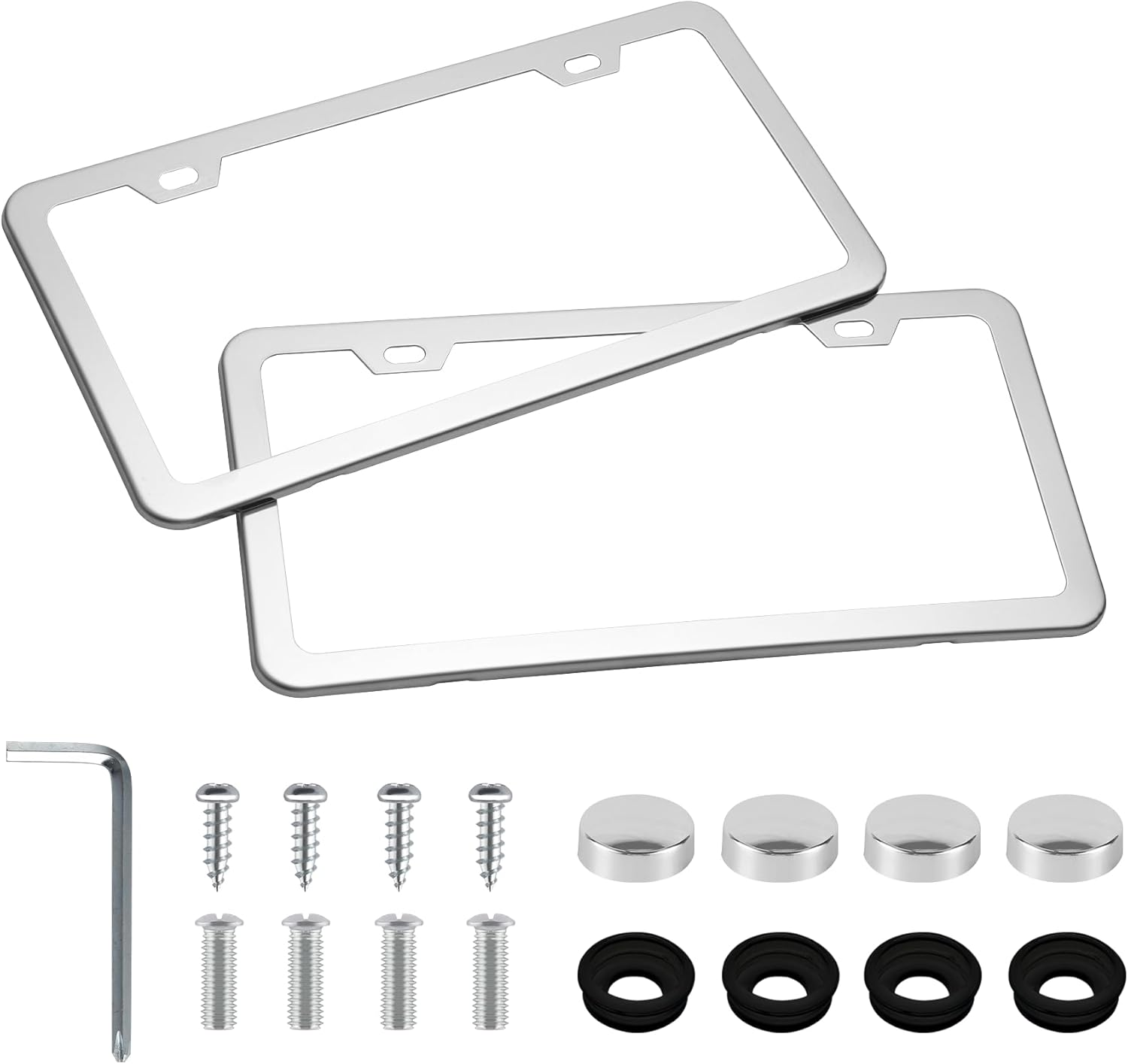 Livtee Motorcycle Side Mount License Plate Bracket Compatible with Harley Made Aluminum Alloy for Most Bike Motorcycle