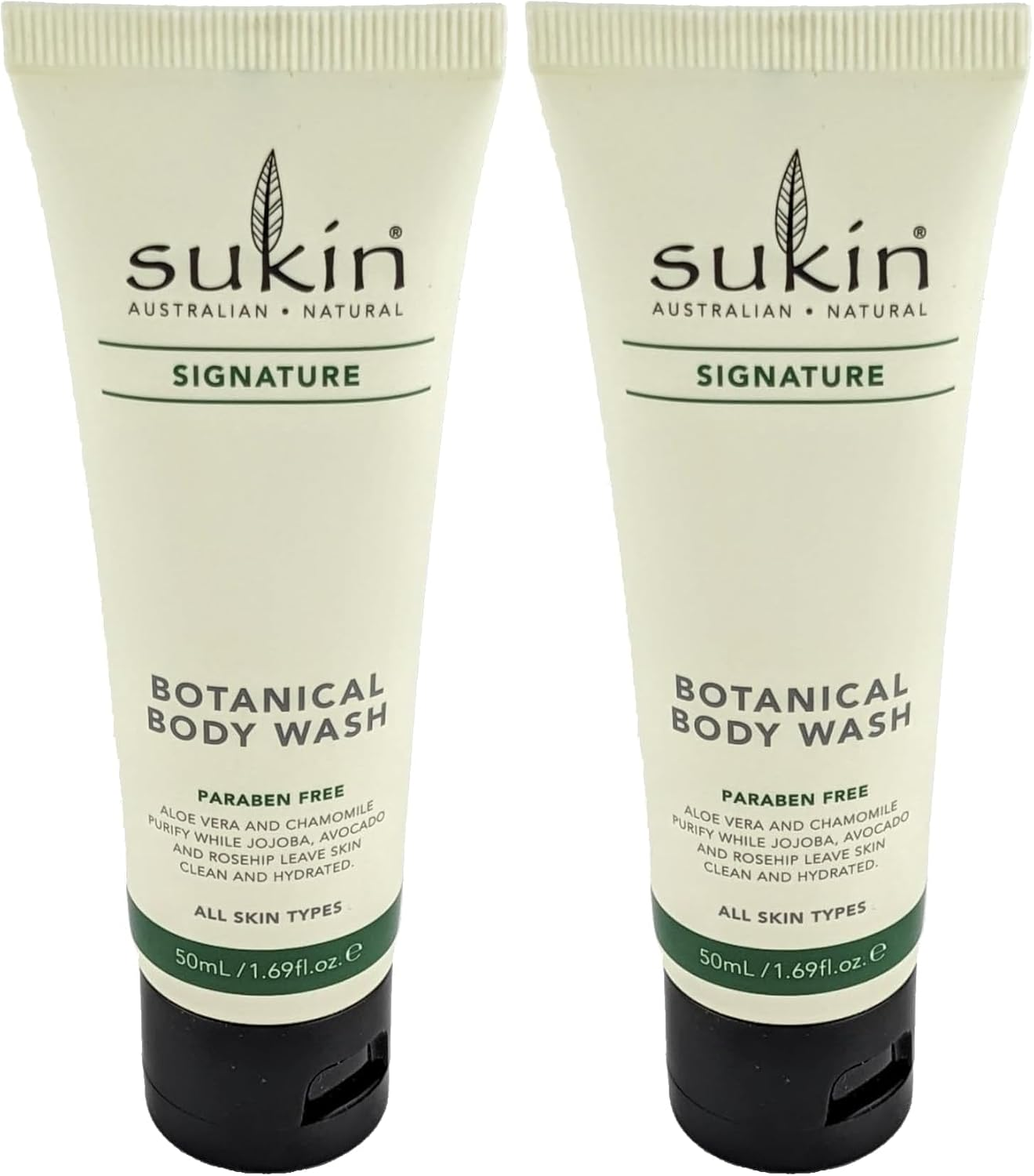 Sukin Botanical Body Wash 50 Ml (Pack of 2) image number 1