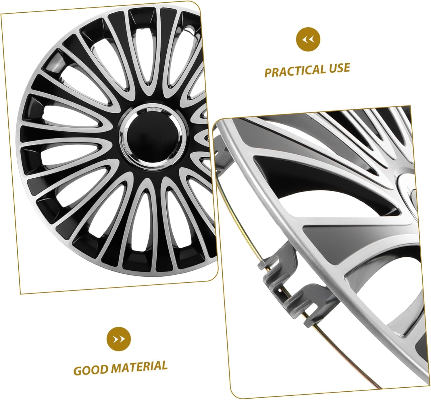 TOGEVAL Automotive Wheel Hub Cover Durable Hubcap for Vehicle Protection Easy Installation Compatible with Cars Design image number 4