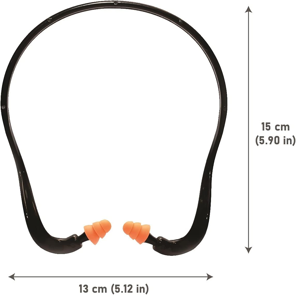 2Pcs Pairs Banded Silicone Ear Plugs and 10 Pairs Silicone Replacement Pods Soft Reusable Washable for Sleeping Swimming Noise Hearing Protection Earplugs Music Concerts Construction Shooting Hunting image number 6