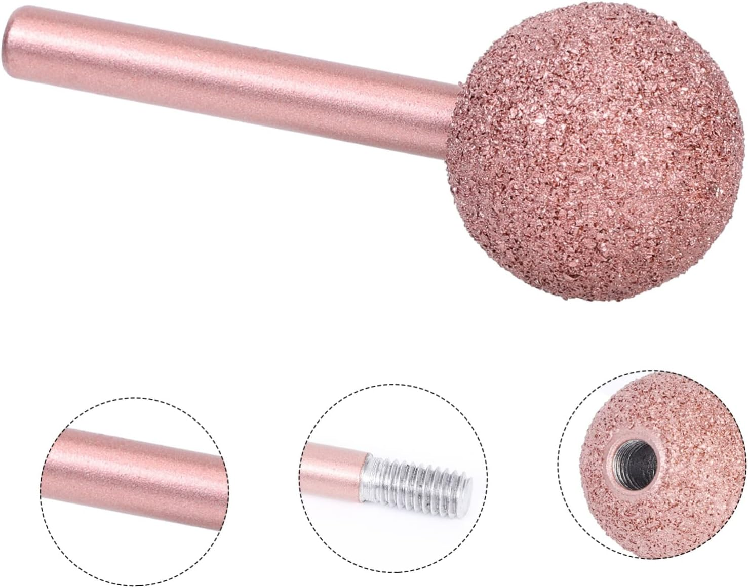 MOLUCKFU Wear-Resistant Tungsten Steel Alloy Grinding Wheel Head Wheel Repair Tool image number 2