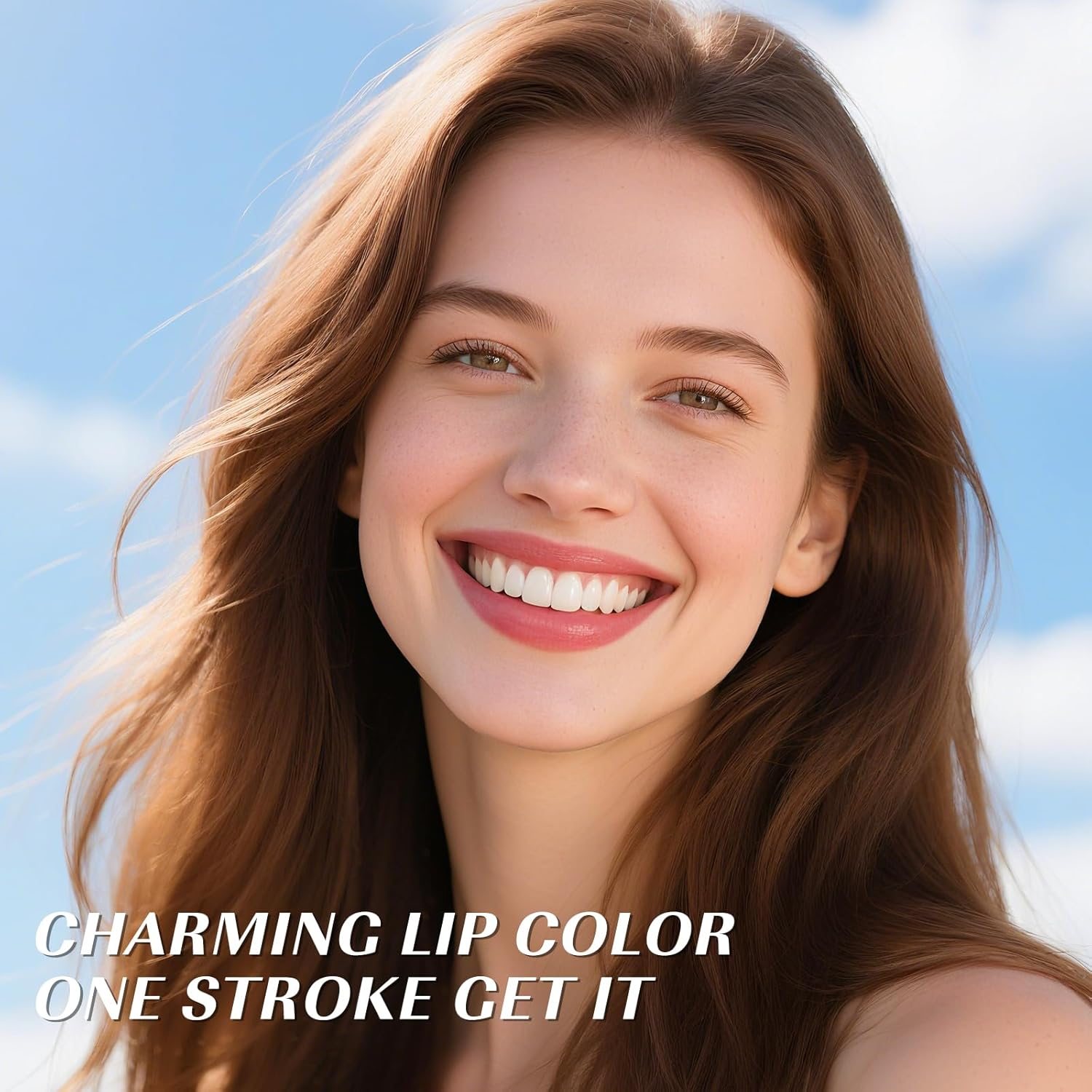 DAGEDA Lip Stain, Matte Color Look Lip Stain Marker, Waterproof Long Lasting Lip Liner, Smudge-Proof All Day Wear, Highly Pigmented, Smooth Application Marker Tint with Gourd Head 02 - Light Pink image number 3