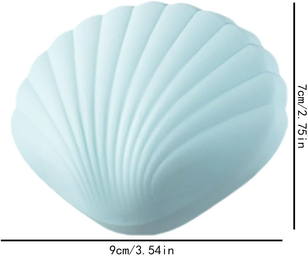 Shampoo Brush - Silicone Shampoo Scrubber,Shell Shaped Massage Comb, Comfortable Shower Hair Brush, Hair Scalp Scrubber, Hair Care Tools for Women Men Kids image number 4