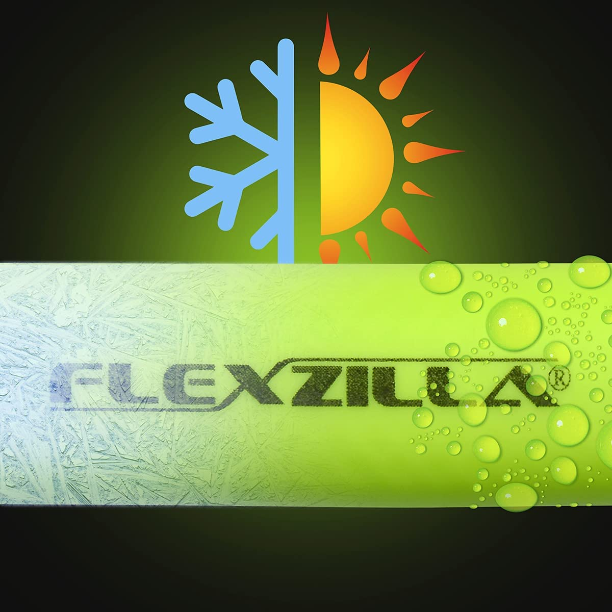 Flexzilla Air Hose with Colorconnex Industrial Type D Coupler and Plug, 3/8 In. X 25 Ft., Heavy Duty, Lightweight, Hybrid, Zillagreen - HFZ3825YW2-D image number 4