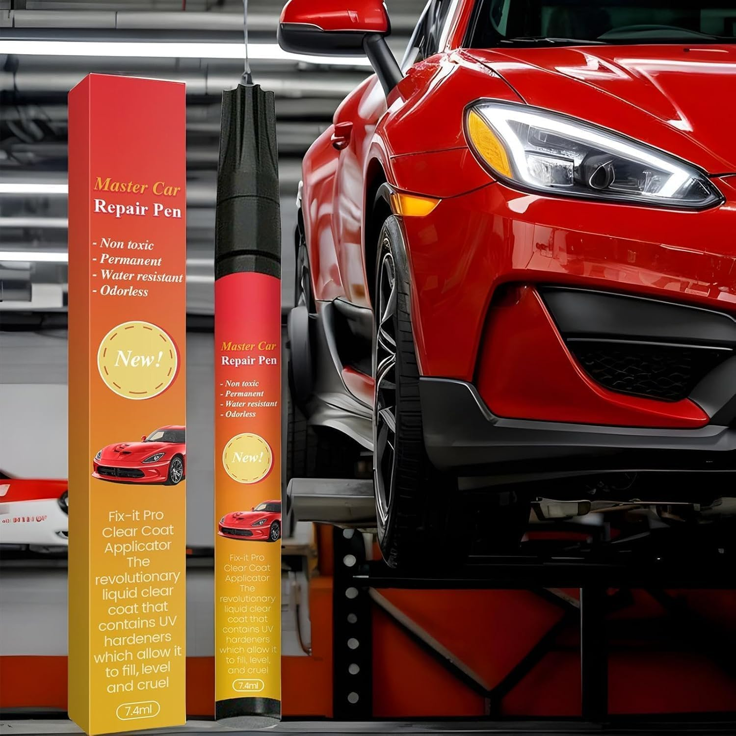 All Cars Magic Pen for Car Scratches, Automotive Touchup Paint, Magic Car Scratch Removal Pen, Weatherproof Touch up Paint Pens, Quick and Easy Scratch Repair Pens for Cars (2Pc) image number 4