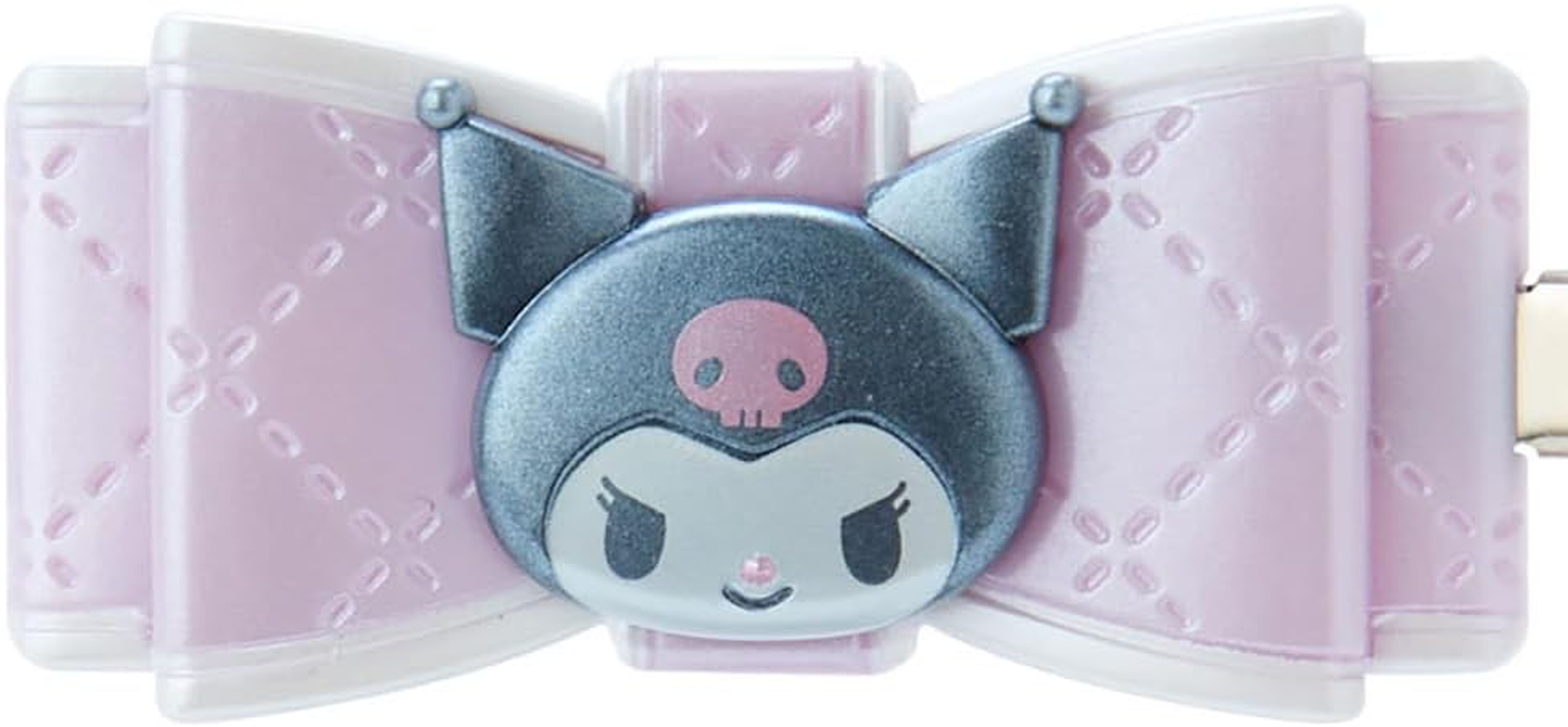 Sanrio 027294 SANRIO Bangs Clip Quilt Ribbon Hair Clip Kuromi 2.5 X 5.5 X 0.7 Cm Character image number 3