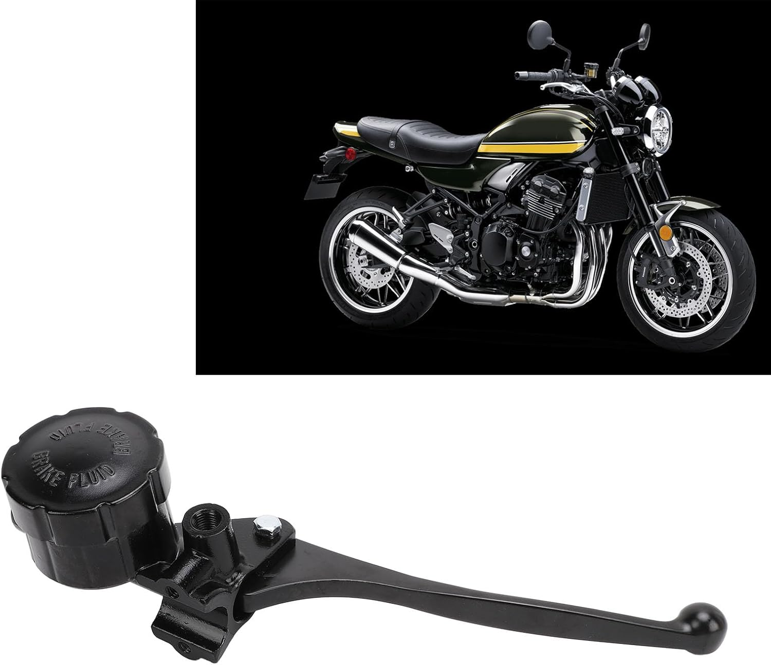 Front Brake Master Cylinder 9/16 Bore, for Kawasaki Motorcycle H-1 H-2 S-2 S-3 Z1 KH400/500 KZ400/650/750/900/1000 43015-032 43015-027 43015-018, 14Mm image number 4