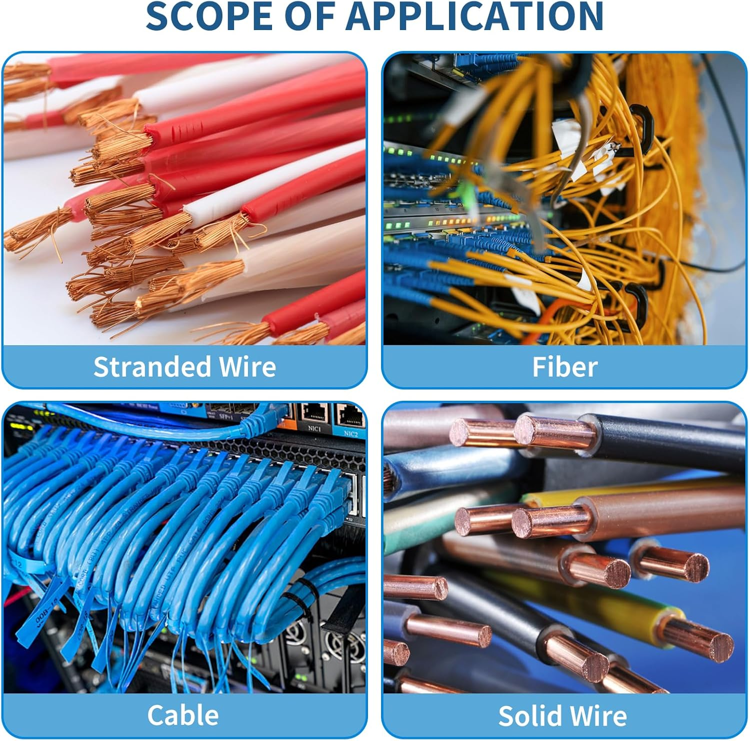 KAIHAOWIN 5 Pack Wire Stripper and Cutter with Safety Lock and Spring Loaded Professional Stripping Pliers Electrican Tool Small Gauge for 10-22 AWG Stranded Wire image number 1