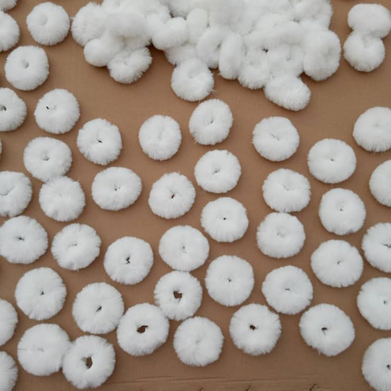 PTNKUIIY Pack of 10 Plush Hair Bobbles Fluffy Elastic Hair Bobbles Scrunchies Hair Bands Hair Accessories Hair Bands Rope Ponytail Holder Hair Accessories for Girls Women Baby Children Yellow image number 4