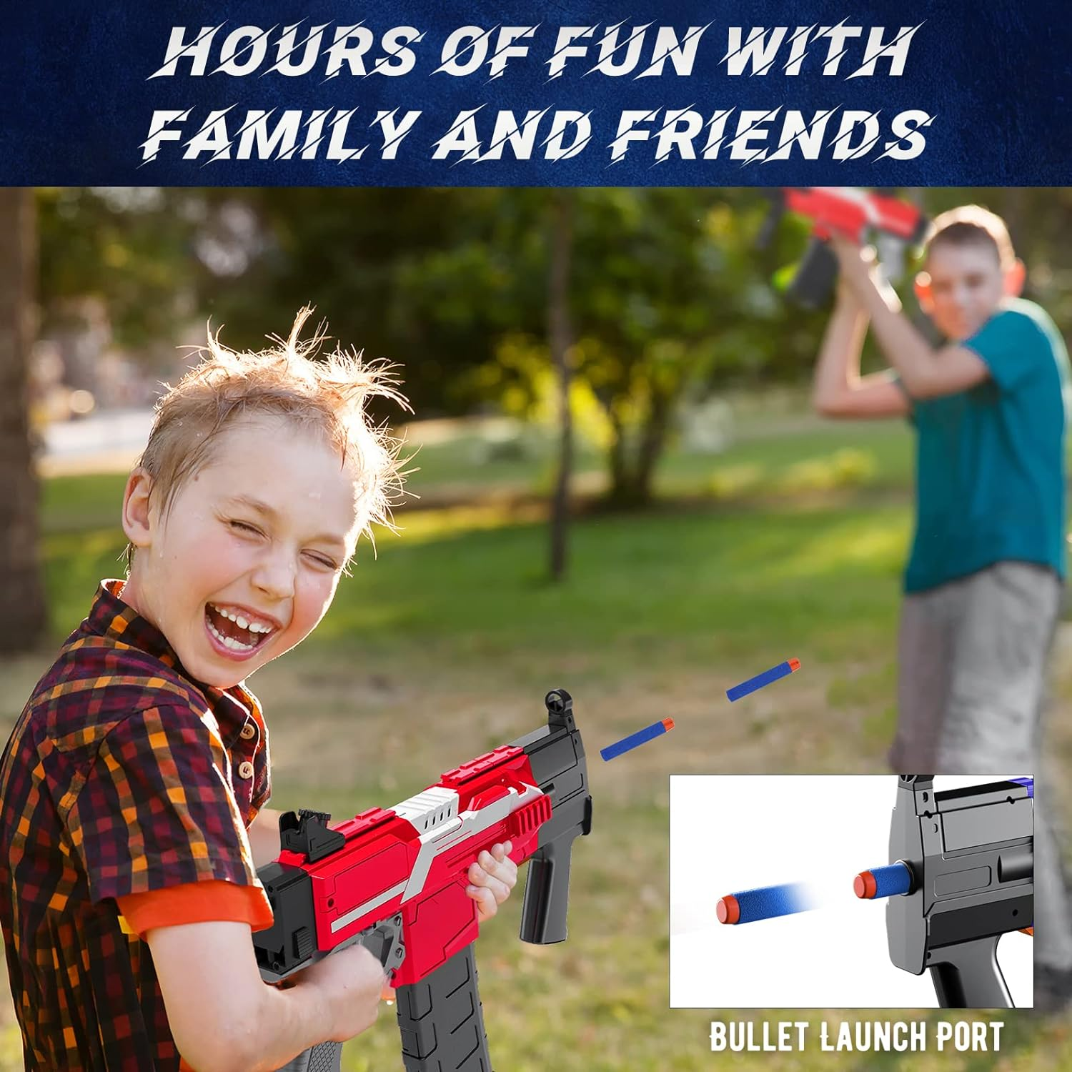 Tudaymol Nerf Bullets 500 Official Dart for Nerf N-Elite Series Guns Darts Gun Refill Bullets Ammo Packs image number 3