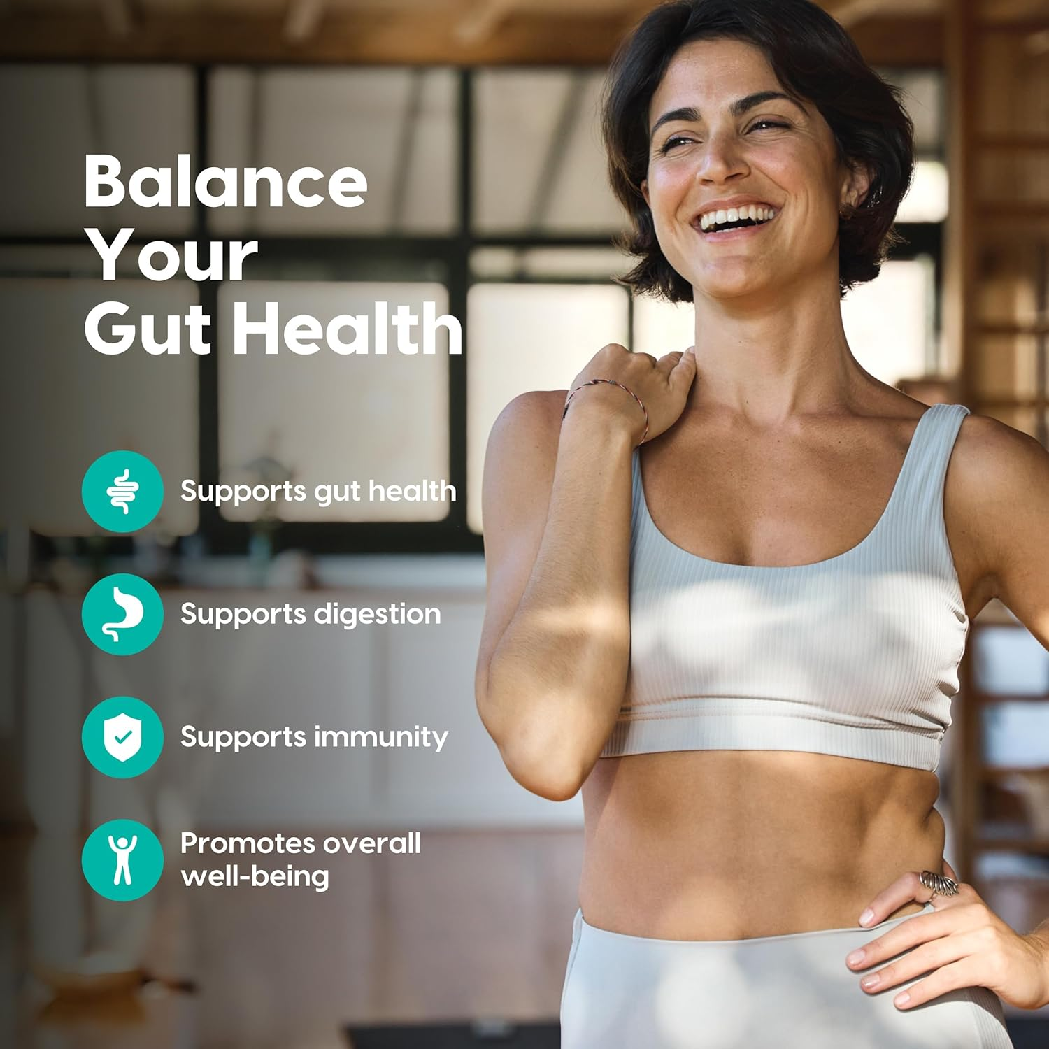 Total Biotic - TGA Listed Probiotic + Prebiotic Complex with Advanced Synbiotic Formula - Supports Gut Health, Digestion & Immune System - 60 Capsules image number 3