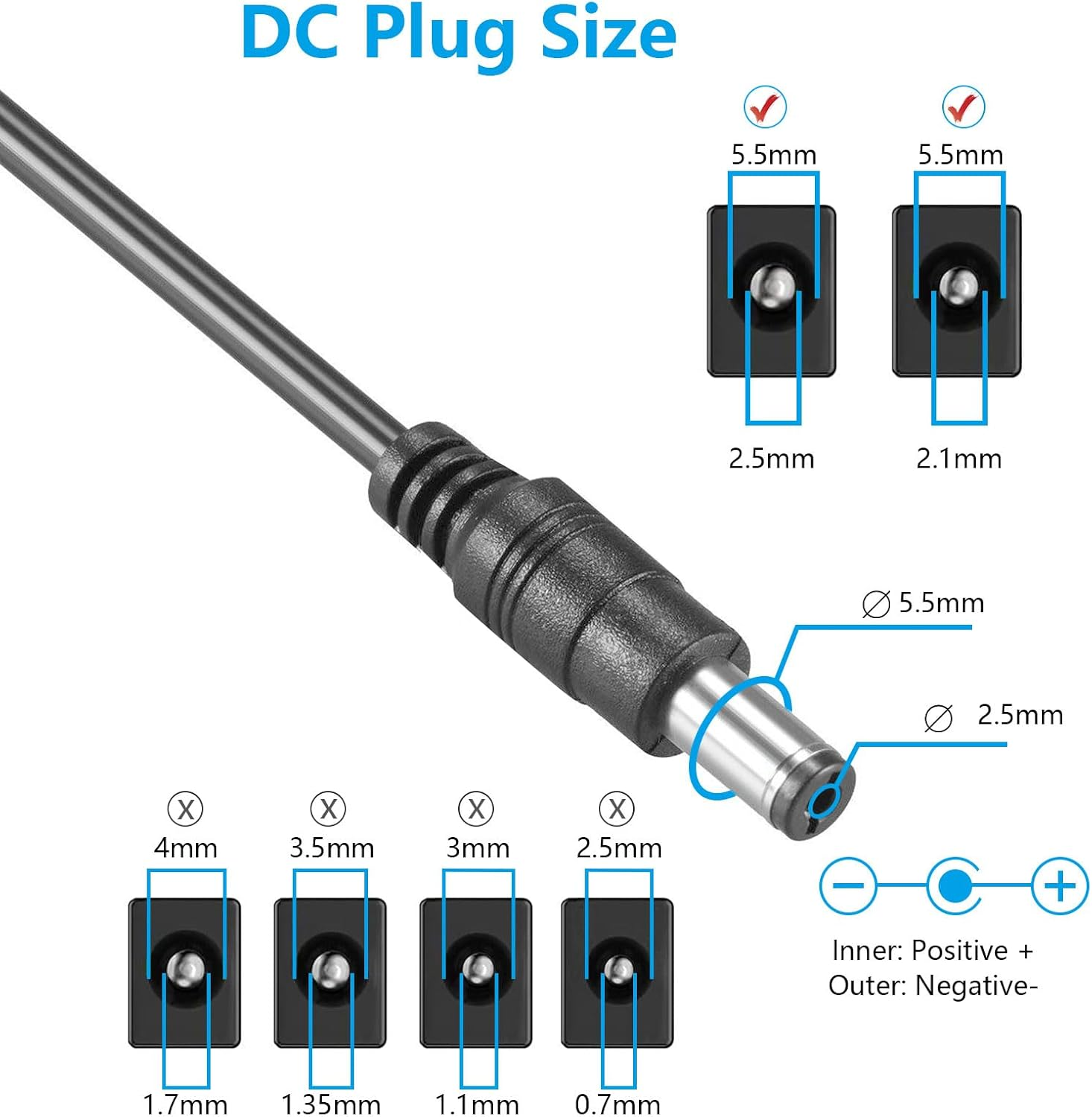 AC to DC Converter 180W 12V 15A Universal Power Supply Adapter, 15A/180W AC to DC Converter Transformer 12V with 5.5X2.5Mm DC Output for LED Strip, CCTV Cameras, Light, Low Voltage Devices image number 4