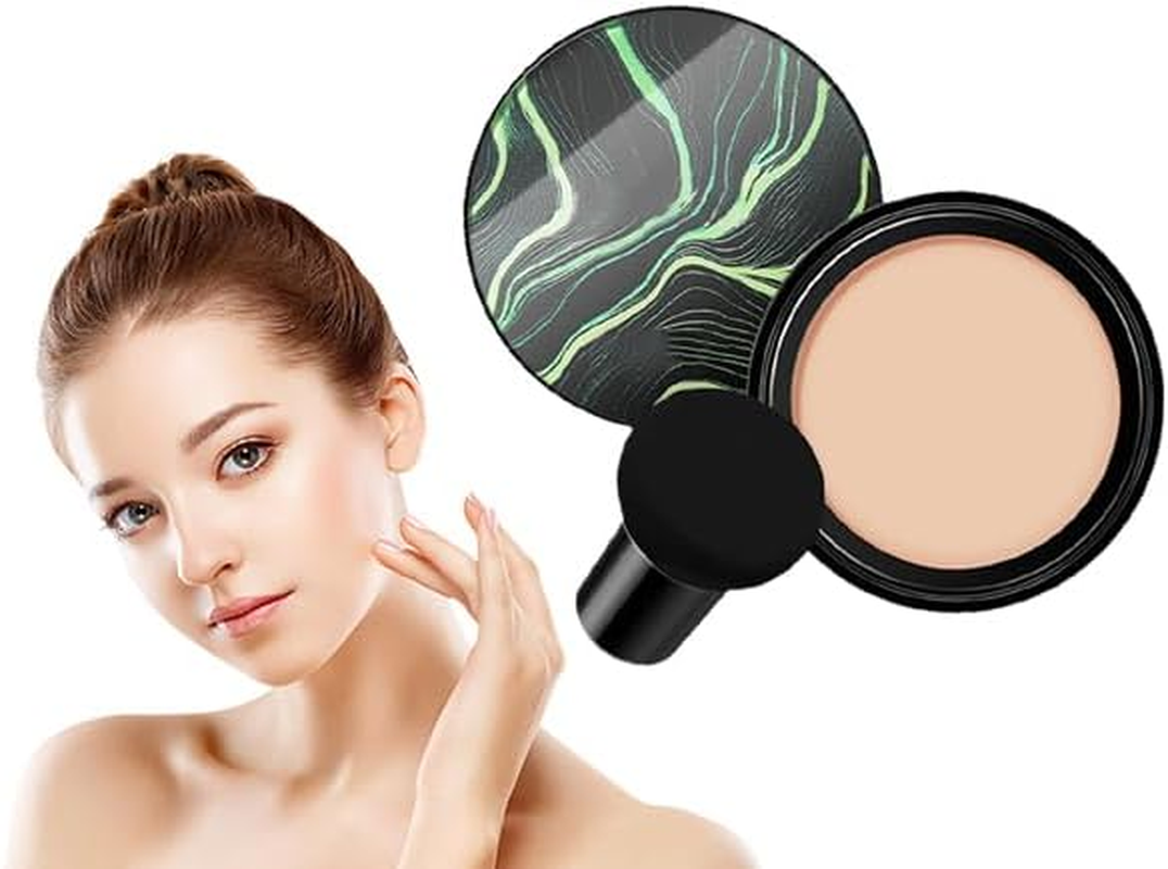 Mushroom Head Air Cushion CC Cream, Mushroom Head Air Cushion CC Cream, Cushion Foundation Concealer Make-Up, Even Skin Colour for Face and Neck, Makeup for All Skin (Natural Colours) image number 6