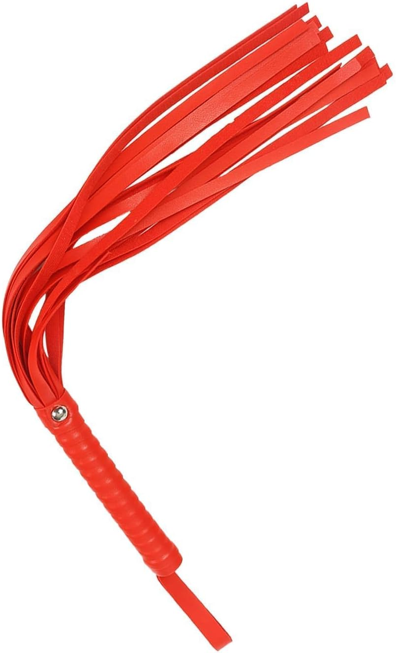 48Cm Horse Riding Crop & Training Whip - Faux Leather Paddle Horse Crop PU Leather Equestrian Whip for Horse Training, Dressage & Riding Accessories(Black)