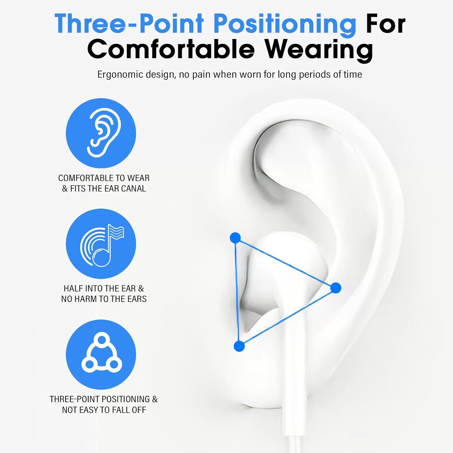 USB C Headphones for Iphone 16 Type C Headphones with Microphone & Remote Noise Cancelling for Iphone 16/15 Pro, Ipad Pro, Galaxy S23/S22/S21/S20/Ultra Note 10/20, Pixel 7/6/6A/5/4 image number 4