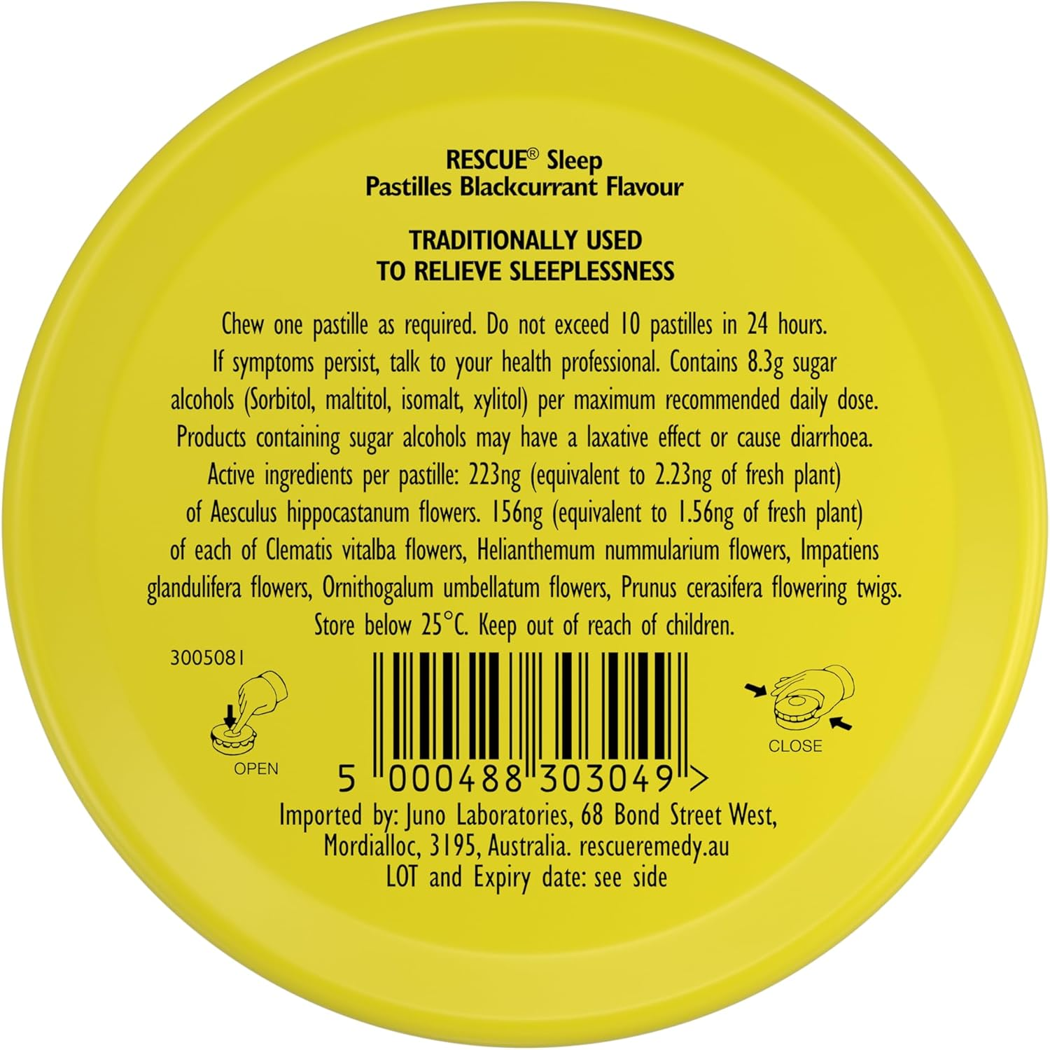 Rescue Remedy Sleep Pastilles 50 G image number 2