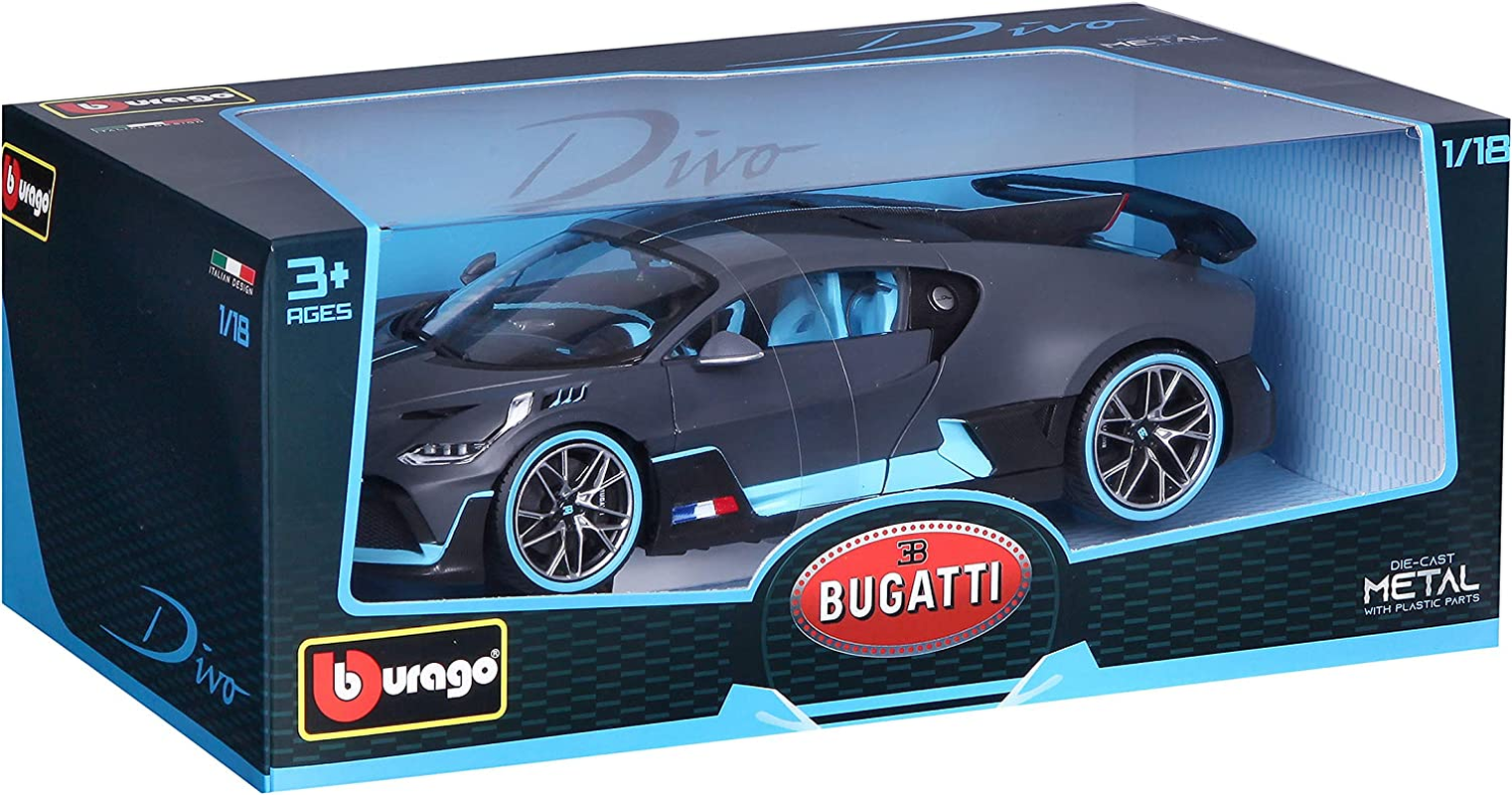 Bburago Bugatti Divo 1:18 Scale Diecast Car Model image number 1