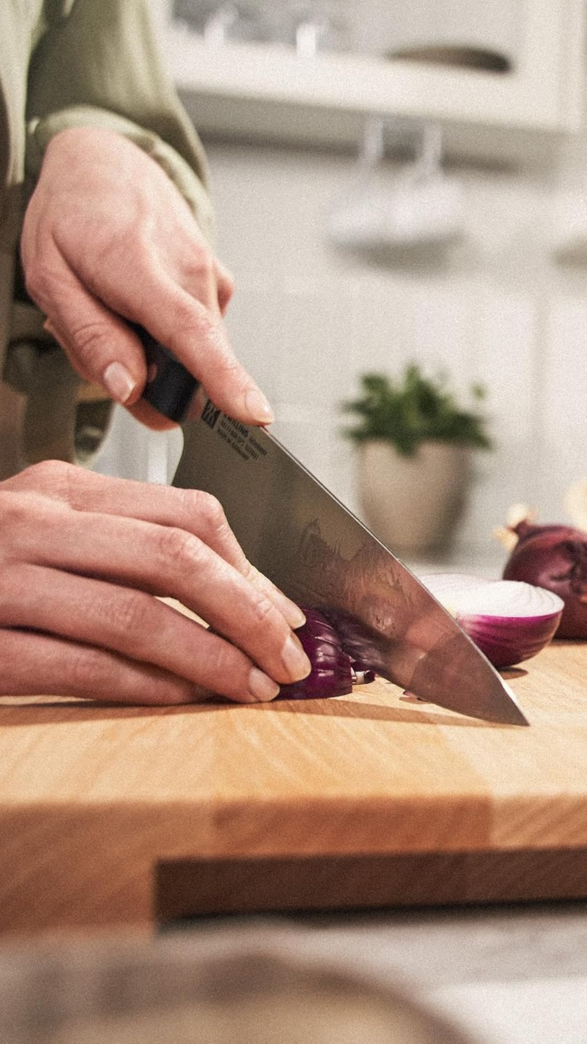 ZWILLING Gourmet Chef'S Knife, 20 Cm, Stainless Special Steel, Ergonomic Plastic Handle, Black, Made in Germany image number 1