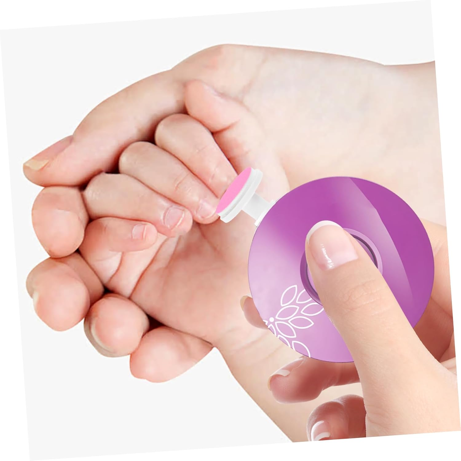 IWOWHERO 6Pcs Universal Nail Grinding Replacement Heads Fine Nail Polish Grinding Heads for Safe Electric Nail File Replacement image number 4